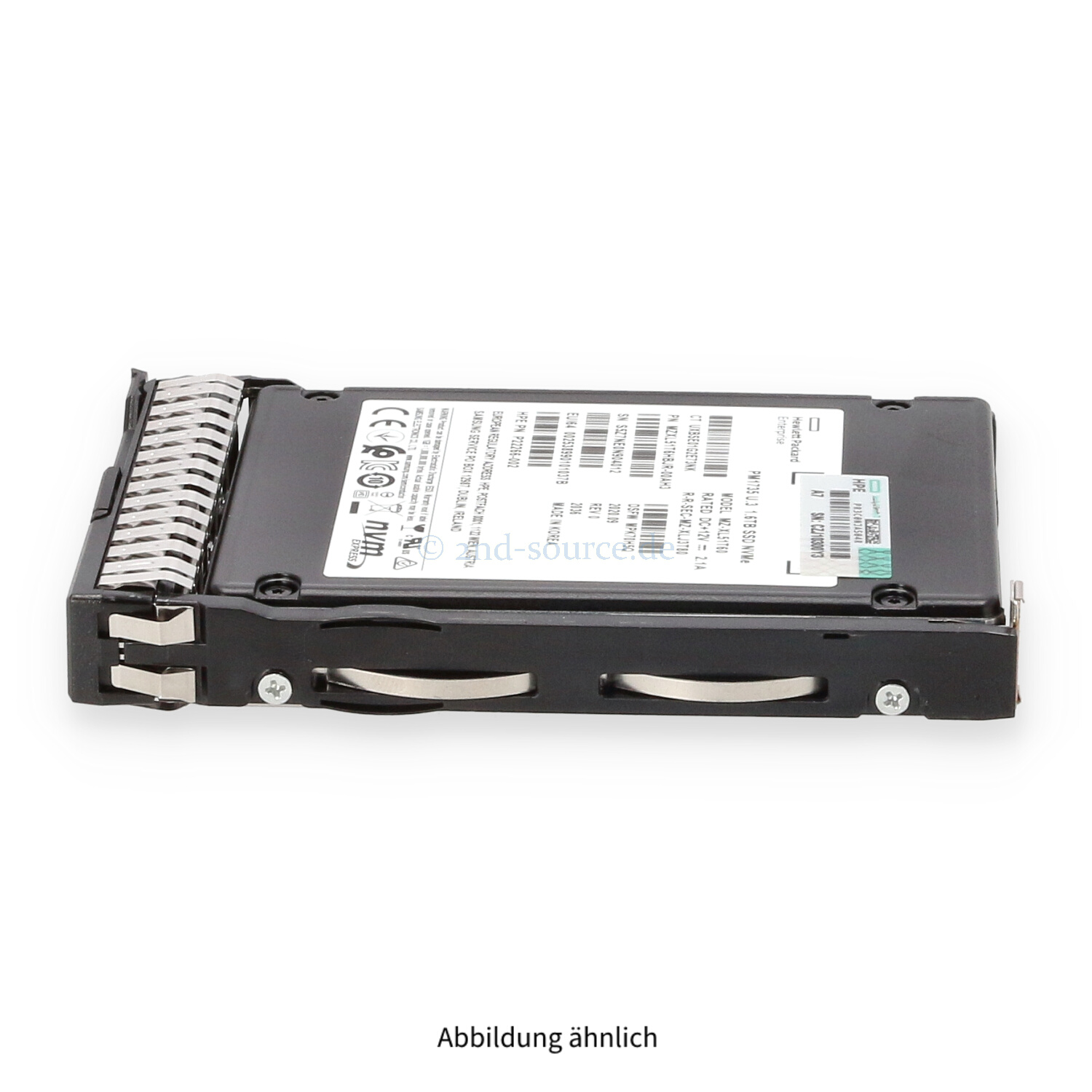 HPE 1.6TB NVMe PCIe x4 Mixed Use SFF SC HotPlug SSD P22268-B21 