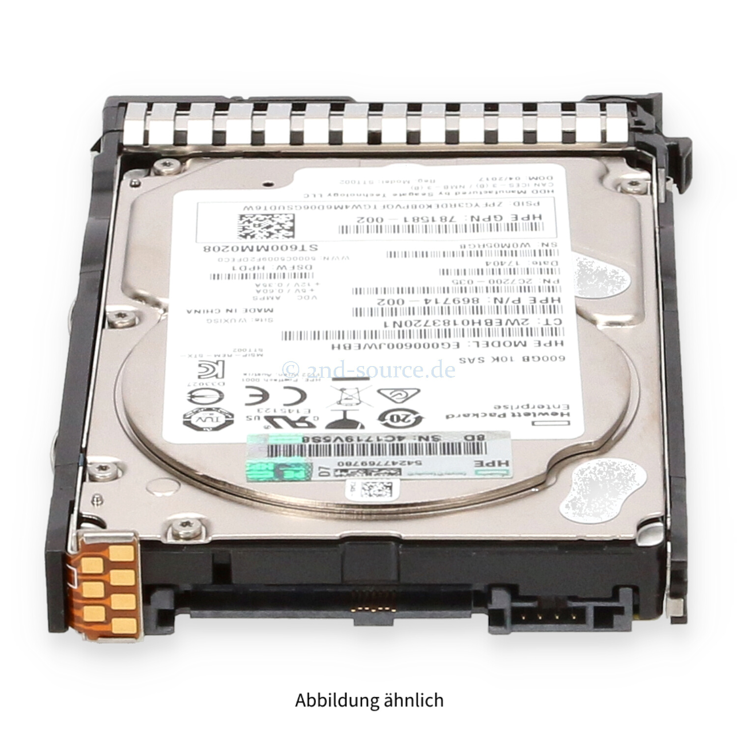 HPE 600GB 10k SAS 12G SFF SC HotPlug HDD 781516-B21 781577-001