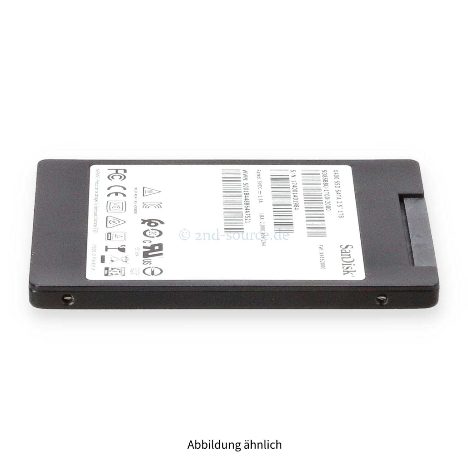 SanDisk X400 1TB SAS 6G SFF Read Intensive SSD SD8SB8U-1T00-2000