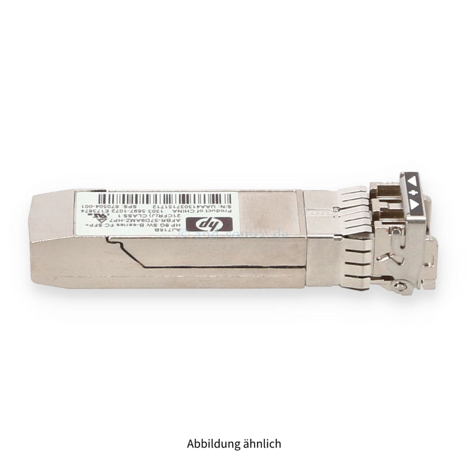 HPE 8GB Shortwave FC SFP+ Transceiver GBIC AJ716B 670504-001