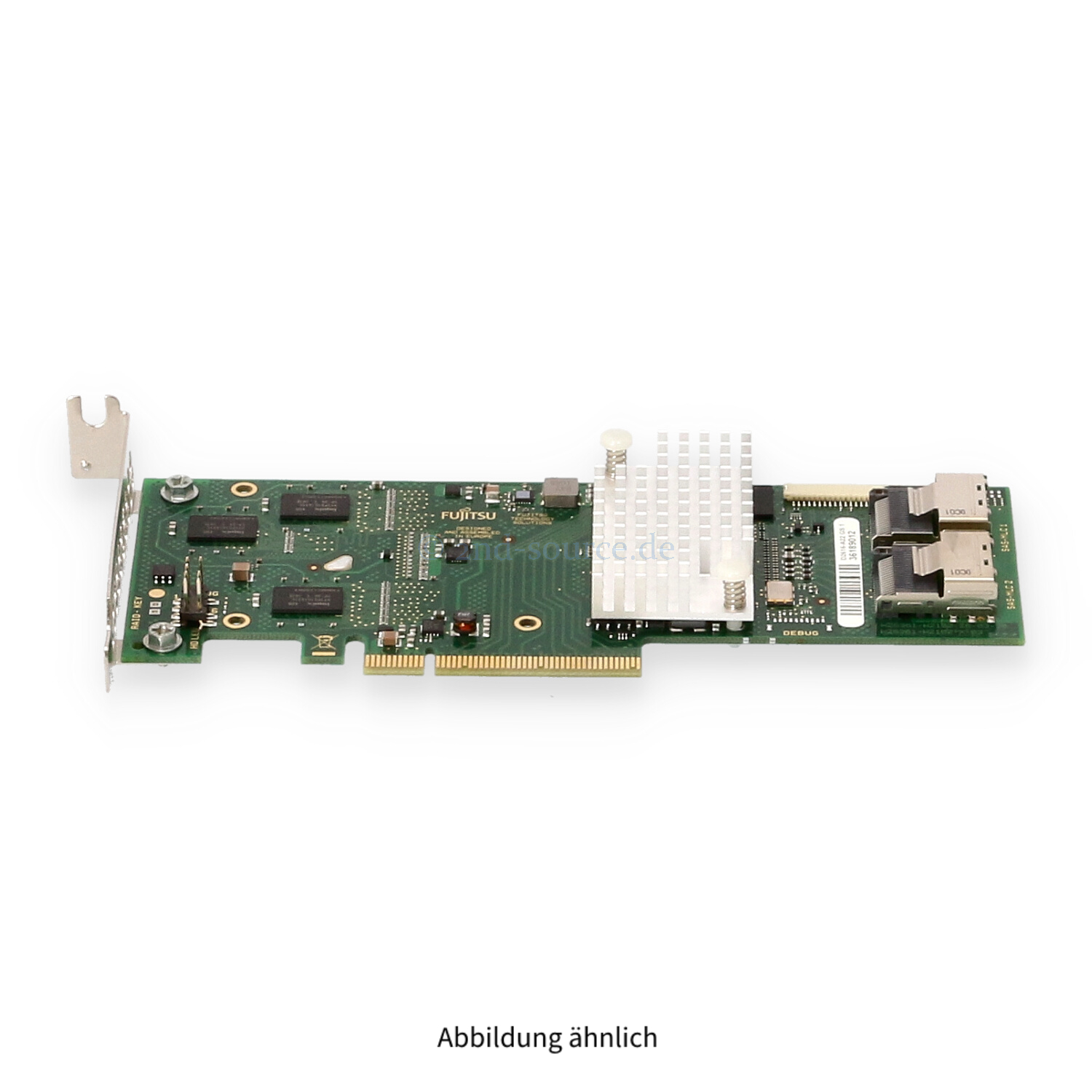 Fujitsu Dual Port 6G SAS 512MB RAID Controller Low Profile S26361-F3554-L512 D2616-A22