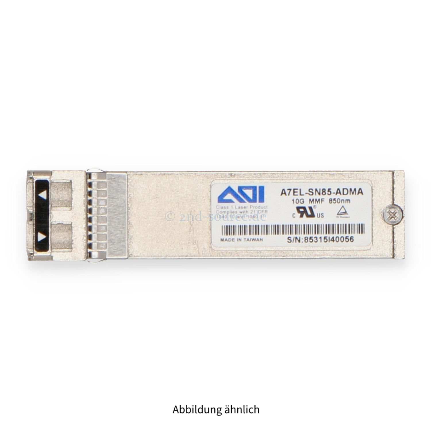 AOI 10GB SFP+ SR 850nm Ethernet Transceiver Module A7EL-SN85-ADMA AOI 10GB SFP+ SR 850nm Ethernet Transceiver Module A7EL-SN85-ADMA