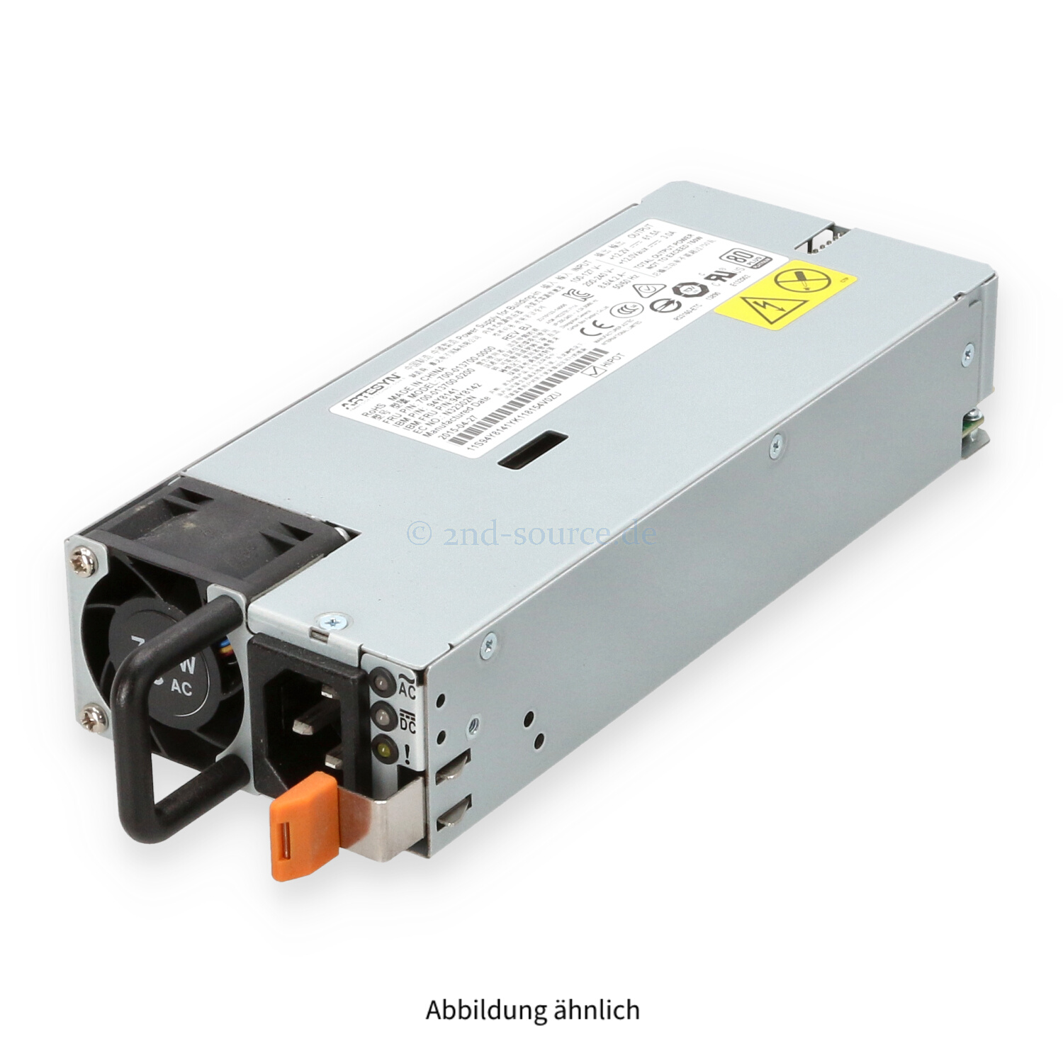 Lenovo 750W Artesyn HotPlug Power Supply 94Y8142 94Y8141 Lenovo 750W Artesyn HotPlug Power Supply 94Y8142 94Y8141