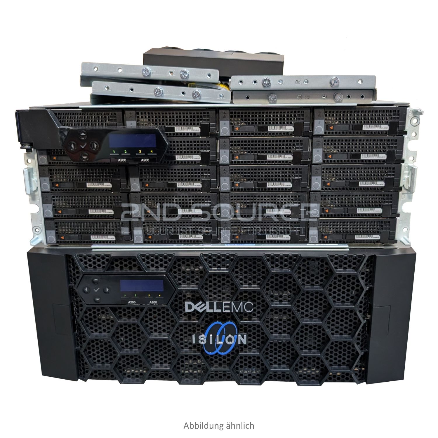 2x Dell EMC Isilon A200 4x Storage Node CTO 4x 1100W mit je 58x HGST 8TB 7.2k SATA 6G HDD