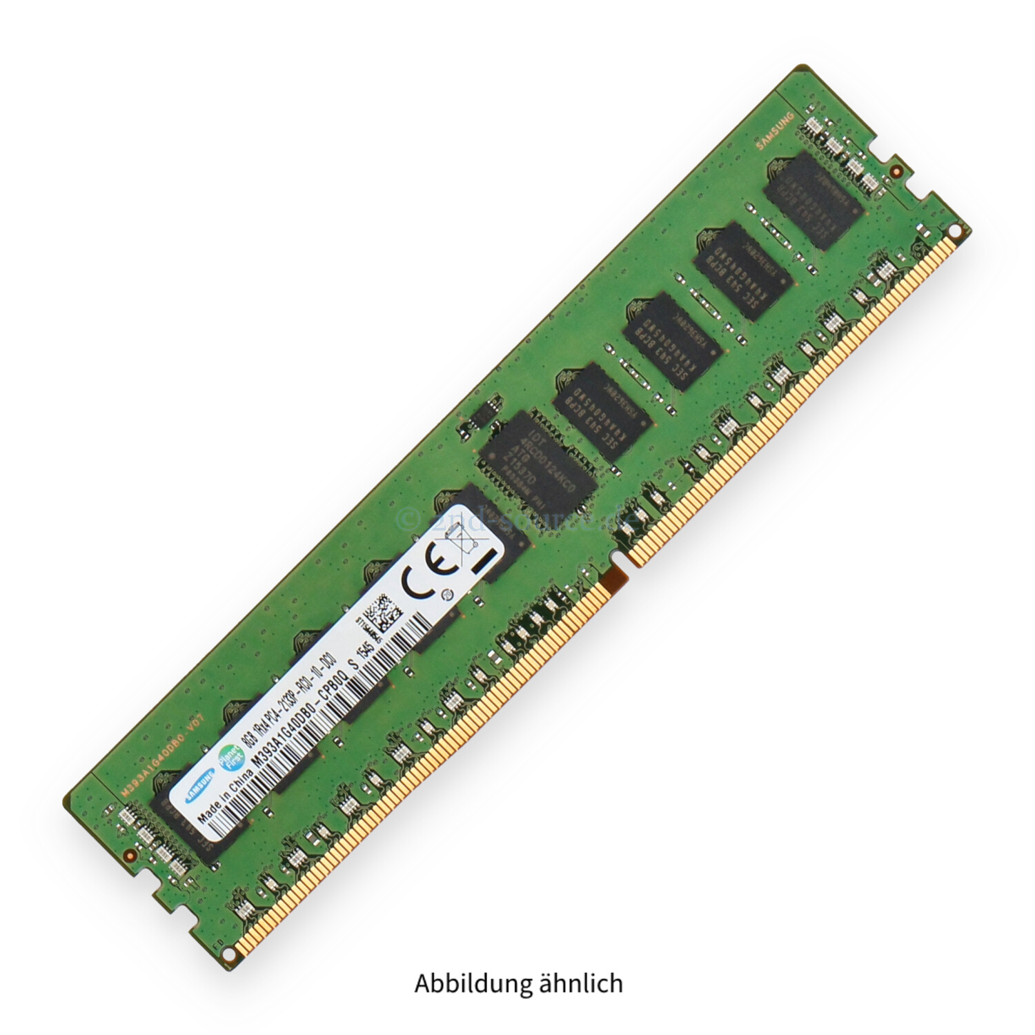 Samsung 8GB PC4-17000P-R DIMM Single Rank x4 (DDR4-2133) Registered ECC M393A1G40DB0-CPB