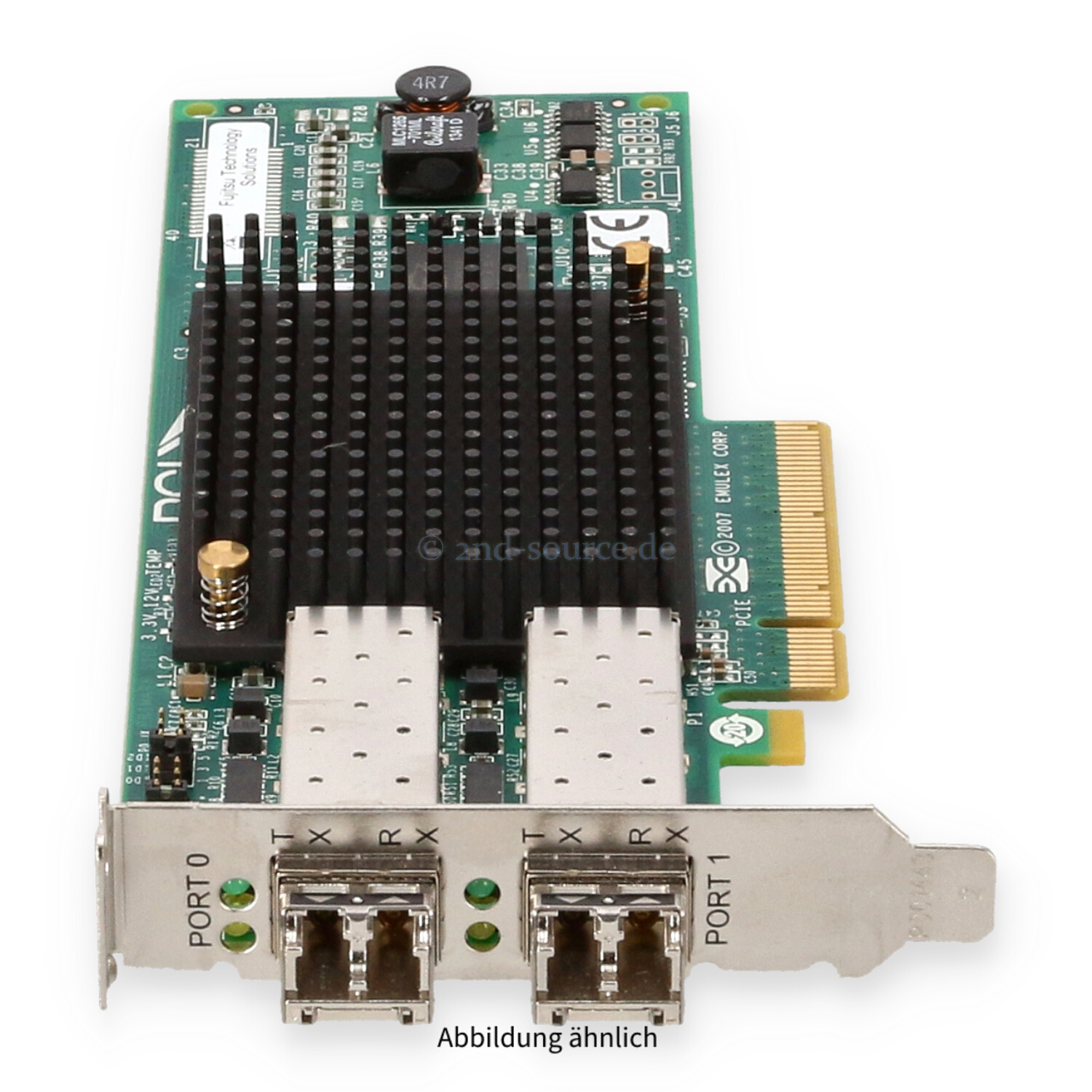 Fujitsu LPe12002 2x 8GB SFP Fibre Channel PCIe HBA Low Profile S26361-F3961-E202 P002181