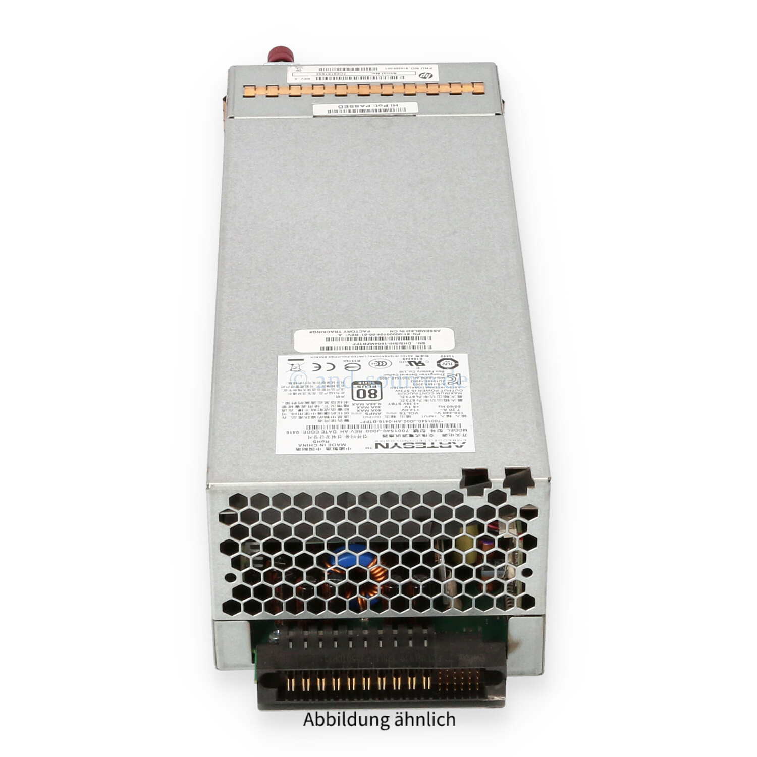 HPE 595W Power Supply StorageWorks MSA2040 814665-001 HPE 595W Power Supply StorageWorks MSA2040 814665-001
