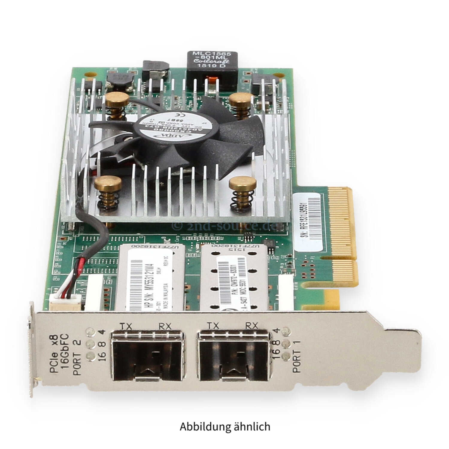 HPE SN1000Q 2x 16GB SFP+ Fibre Channel PCIe HBA Low Profile 699765-001