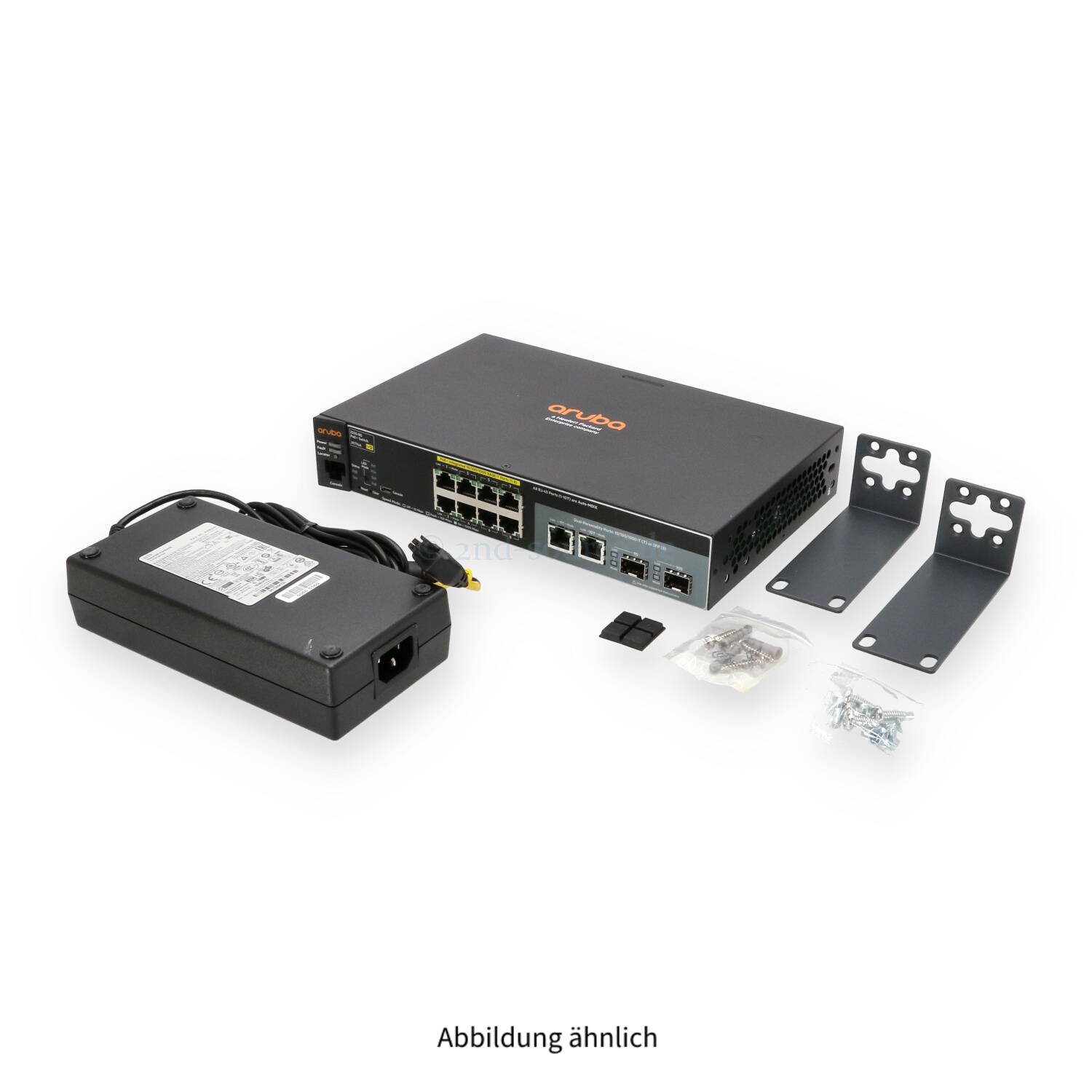 HPE Aruba 2530-8G-PoE+ 8x RJ-45 1GbE PoE+ 2x Dual Personality 1GbE Switch J9774A J9774-61001