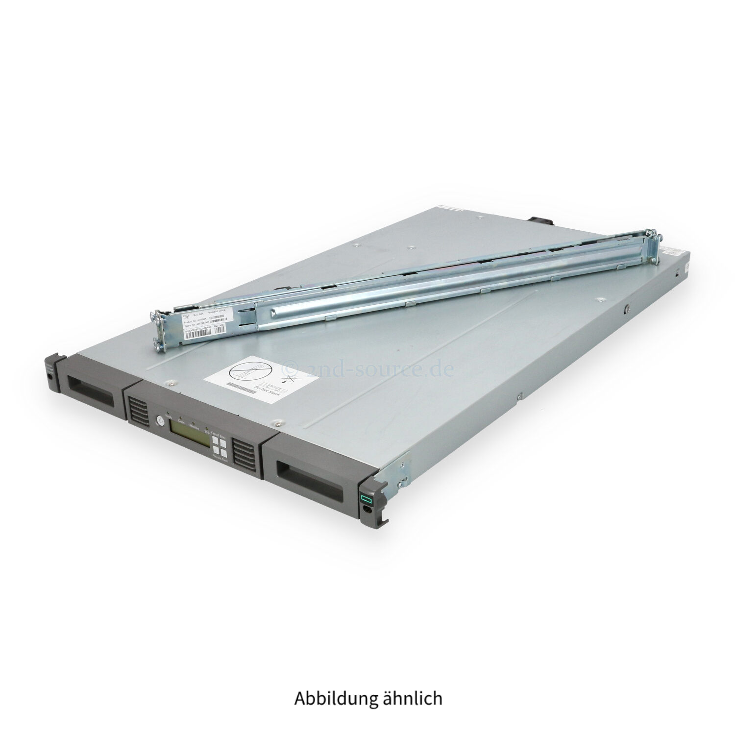 HPE StoreEver 1/8 G2 AutoLoader LTO-7 SAS Tape Library Rack Kit R1R75A 435243-002 N7P37A AH166A