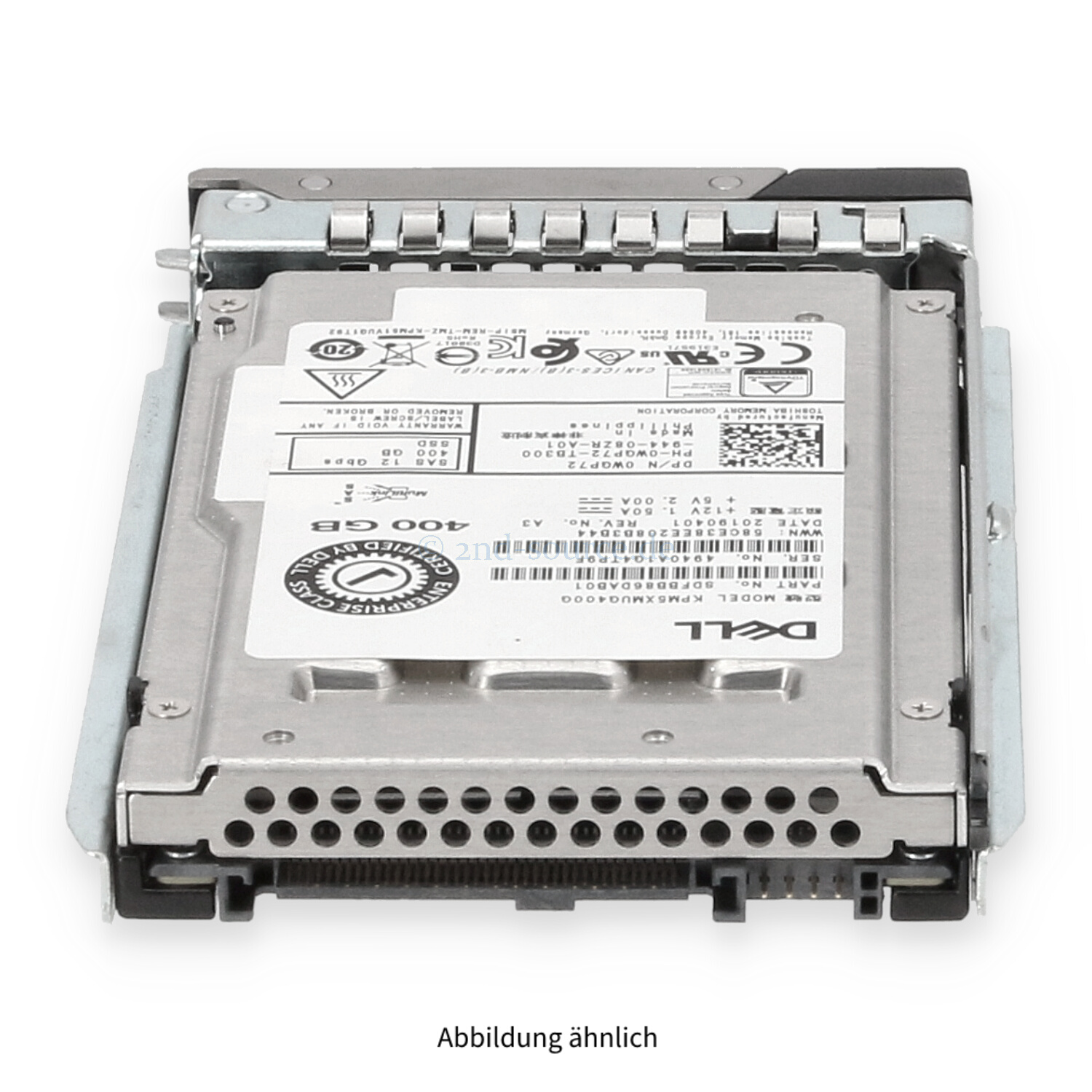 Dell 400GB SAS 12G SFF Write Intensive HotPlug SSD WGP72 0WGP72