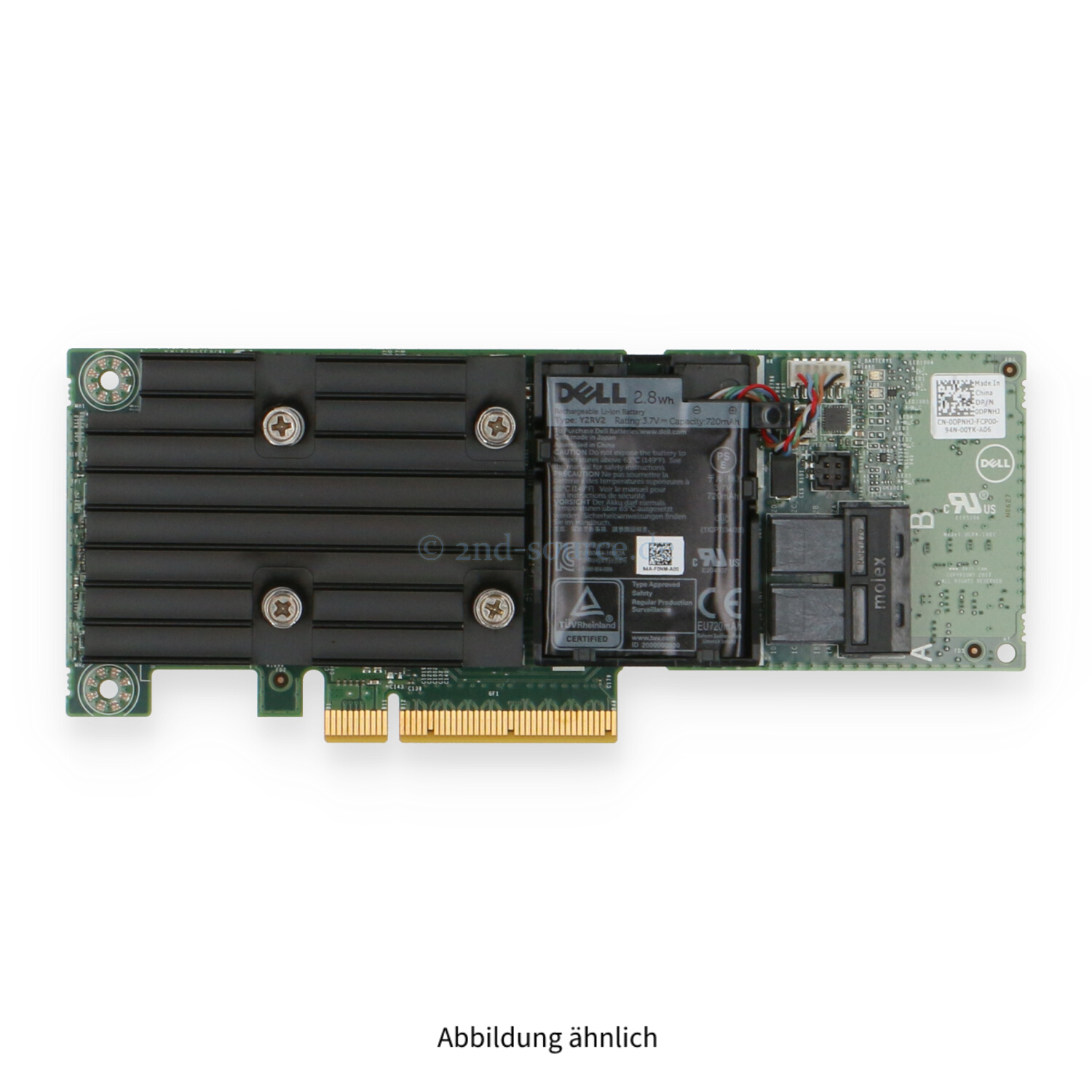 Dell PERC H740p 12G SAS PCIe x8 8GB RAID Controller DPNHJ 0DPNHJ 405-AAMX