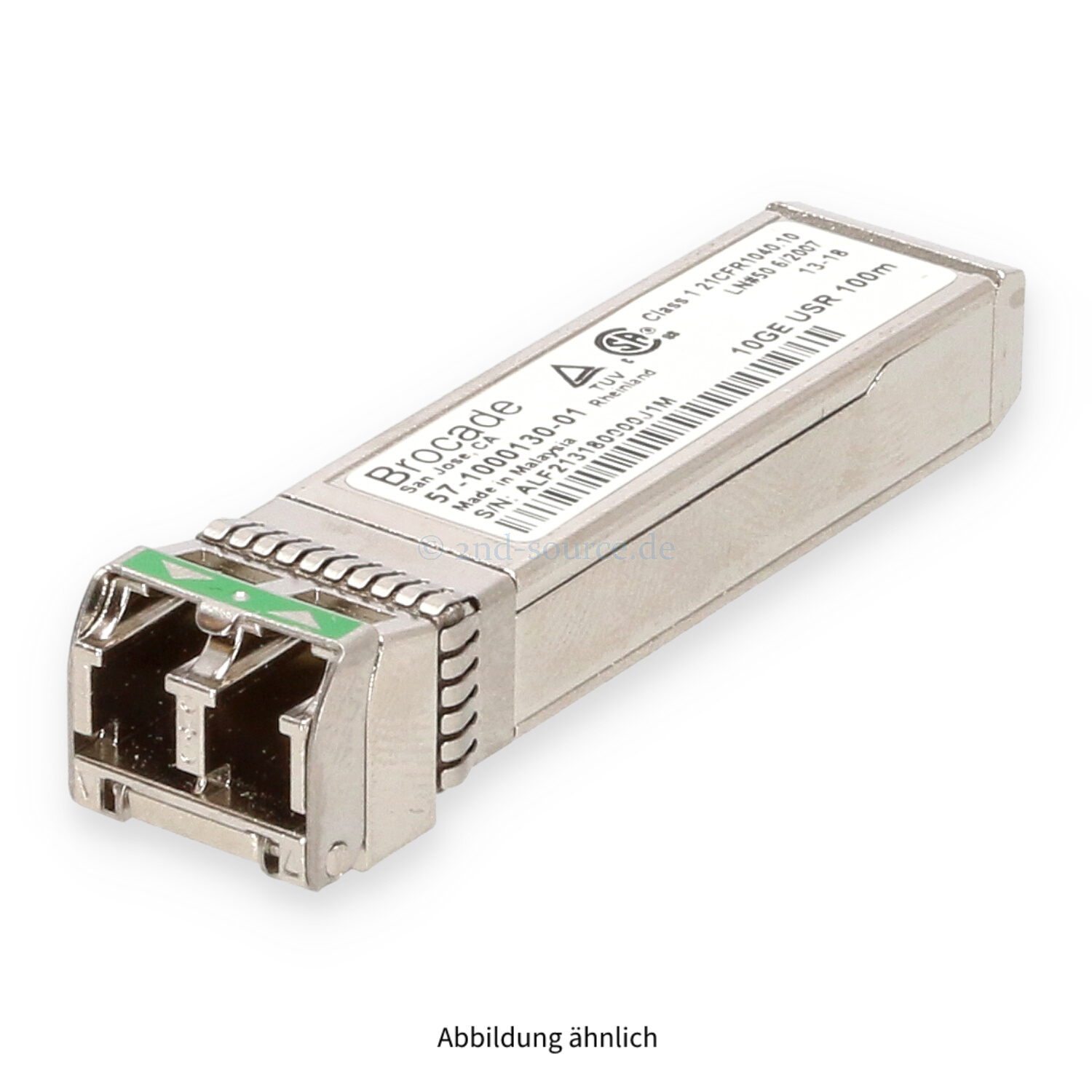 Brocade 10GBase-USR Shortwave SFP+ LC Transceiver Module 57-1000130-01 10G-SFPP-USR