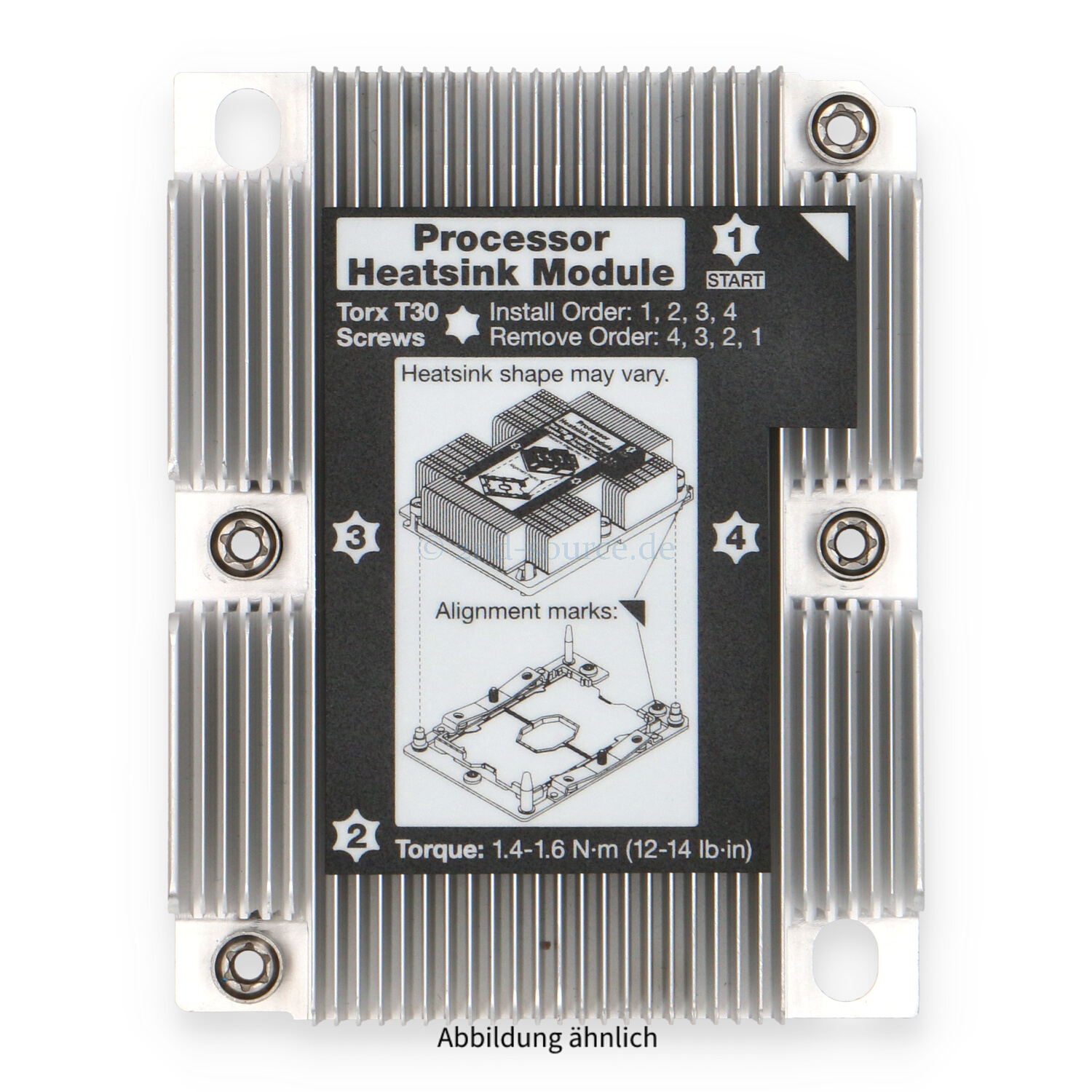 Lenovo 1U Standard Heatsink SR530 SR570 SR630 01KP657 Lenovo 1U Standard Heatsink SR530 SR570 SR630 01KP657