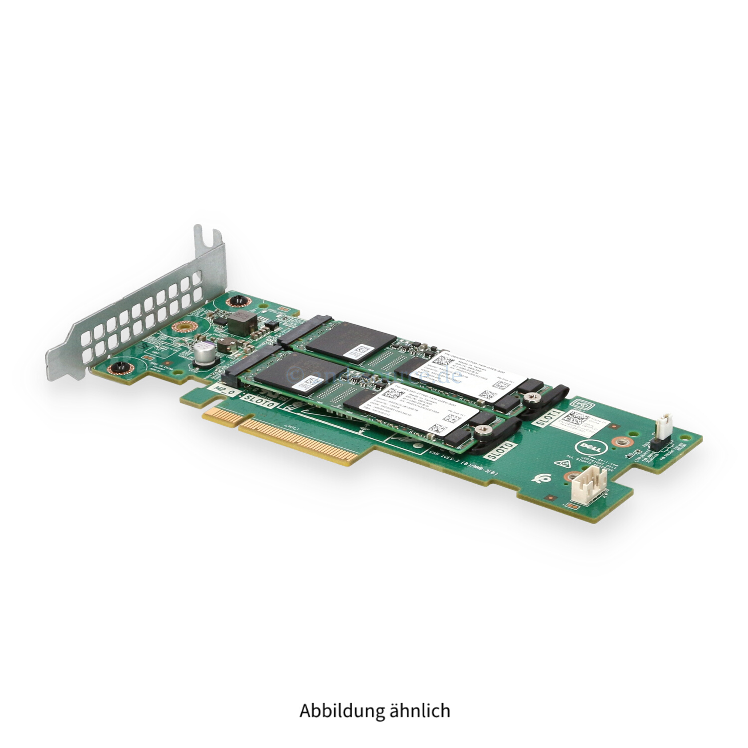 Dell BOSS 2x120GB M.2 Solid State Storage Adapter PCIe Low Profile 2MFVD 02MFVD