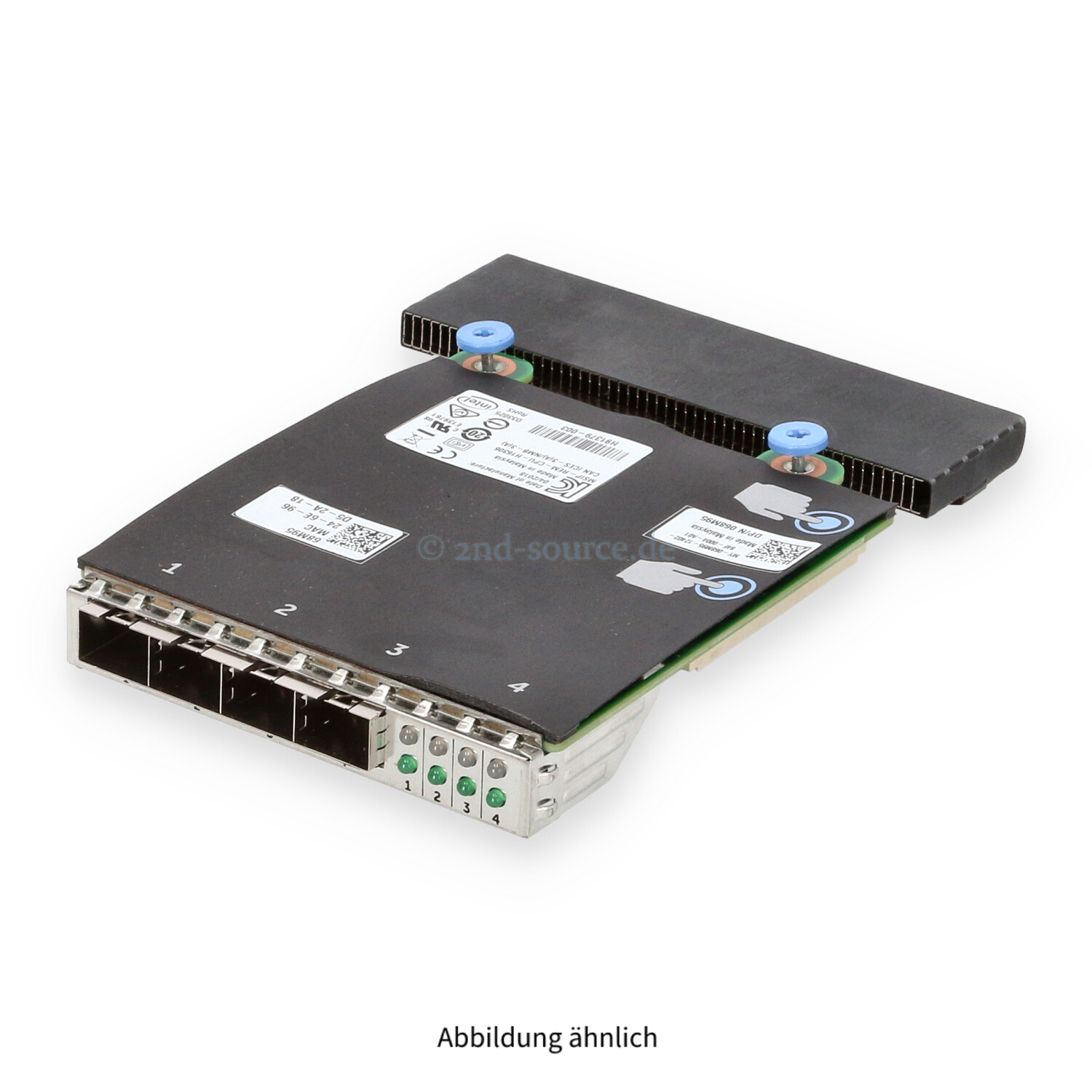 Dell Intel X710-DA4 4x SFP+ 10GbE Network Daughter Card 68M95 068M95