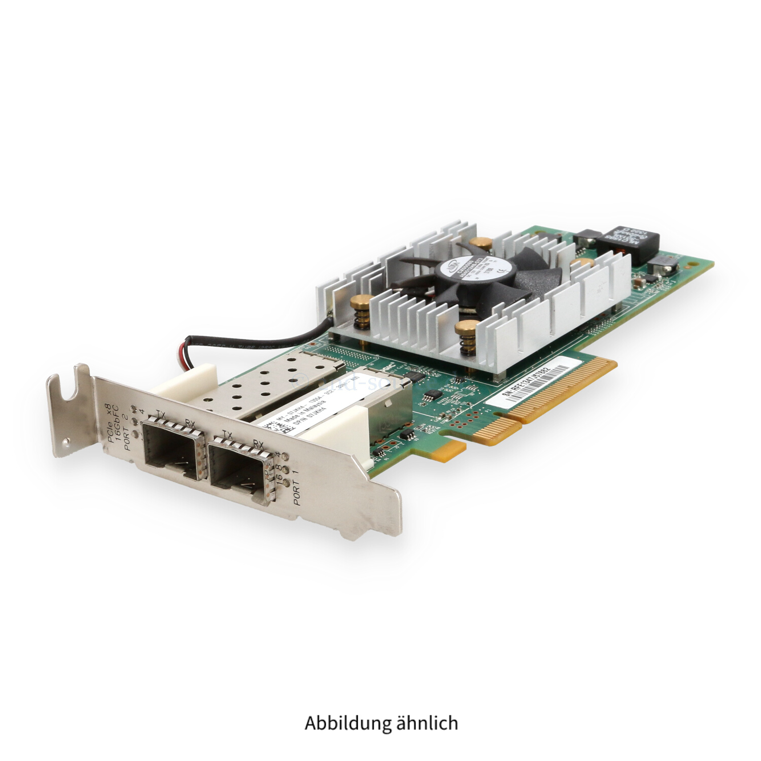 Dell QLogic QLE2662 2x SFP+ 16Gb Fibre Channel PCIe HBA Low Profile 7JKH4 07JKH4