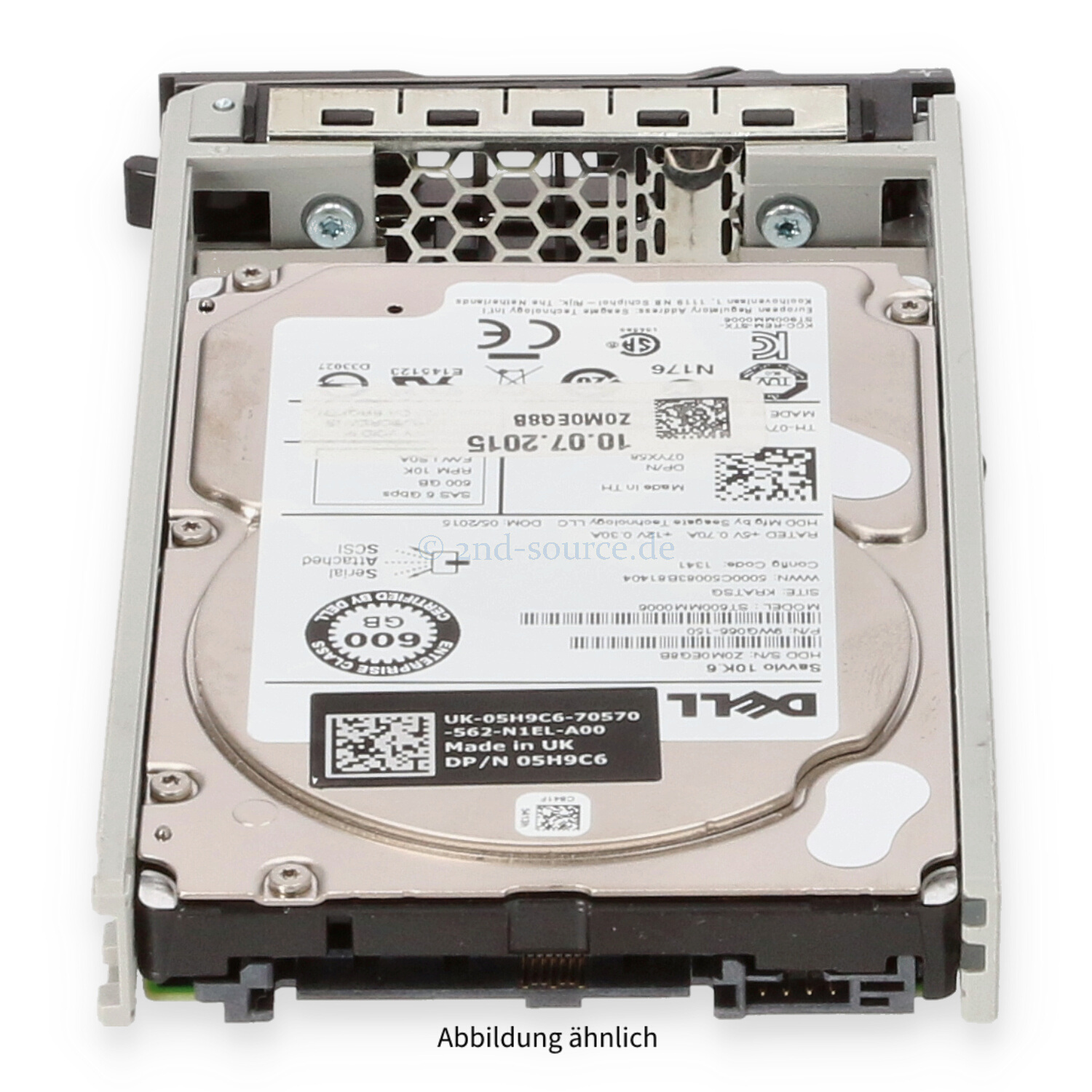 Dell 600GB 10k SAS 6G SFF HotPlug HDD 7YX58 07YX58