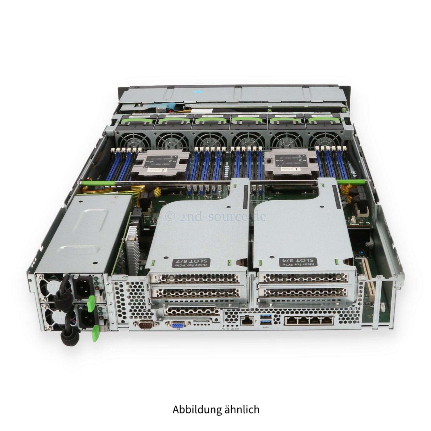 Fujitsu Primergy RX4770 M4 16xSFF 4x Heatsink CP400i 2x 1TB 7.2k SATA 6G I357-T4 2x 1600W Rackkit CTO Server