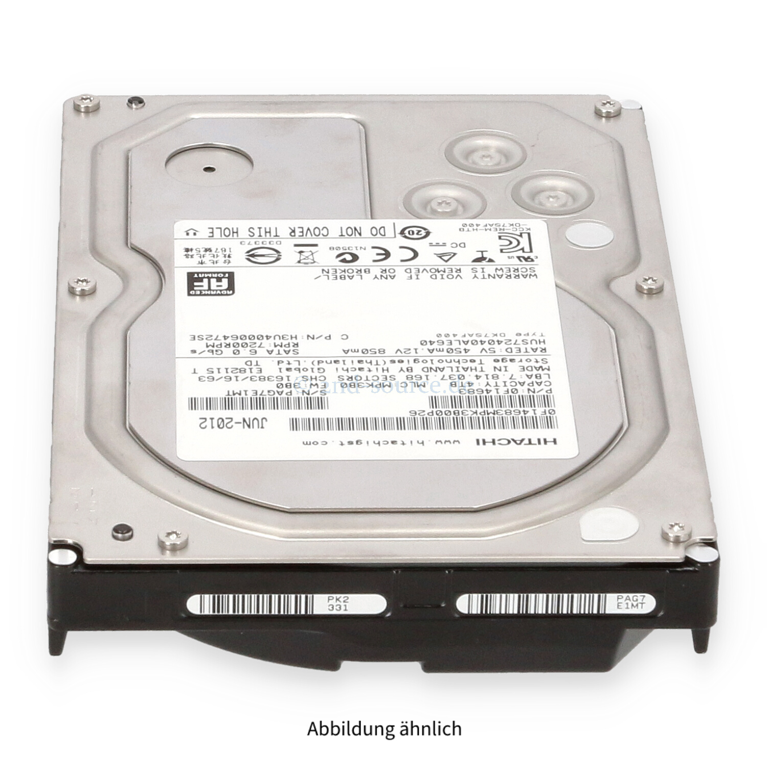 Hitachi Ultrastar 4TB 7.2k SATA 6G LFF HDD HUS724040ALE640 0F14683