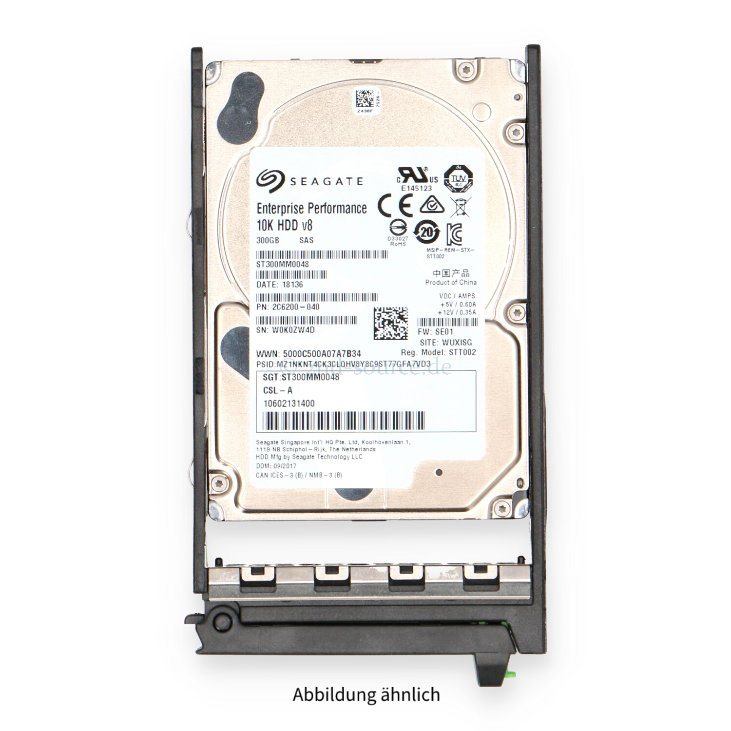Fujitsu 300GB 10k SAS 12G SFF HotPlug HDD S26361-F5550-L130 38045387
