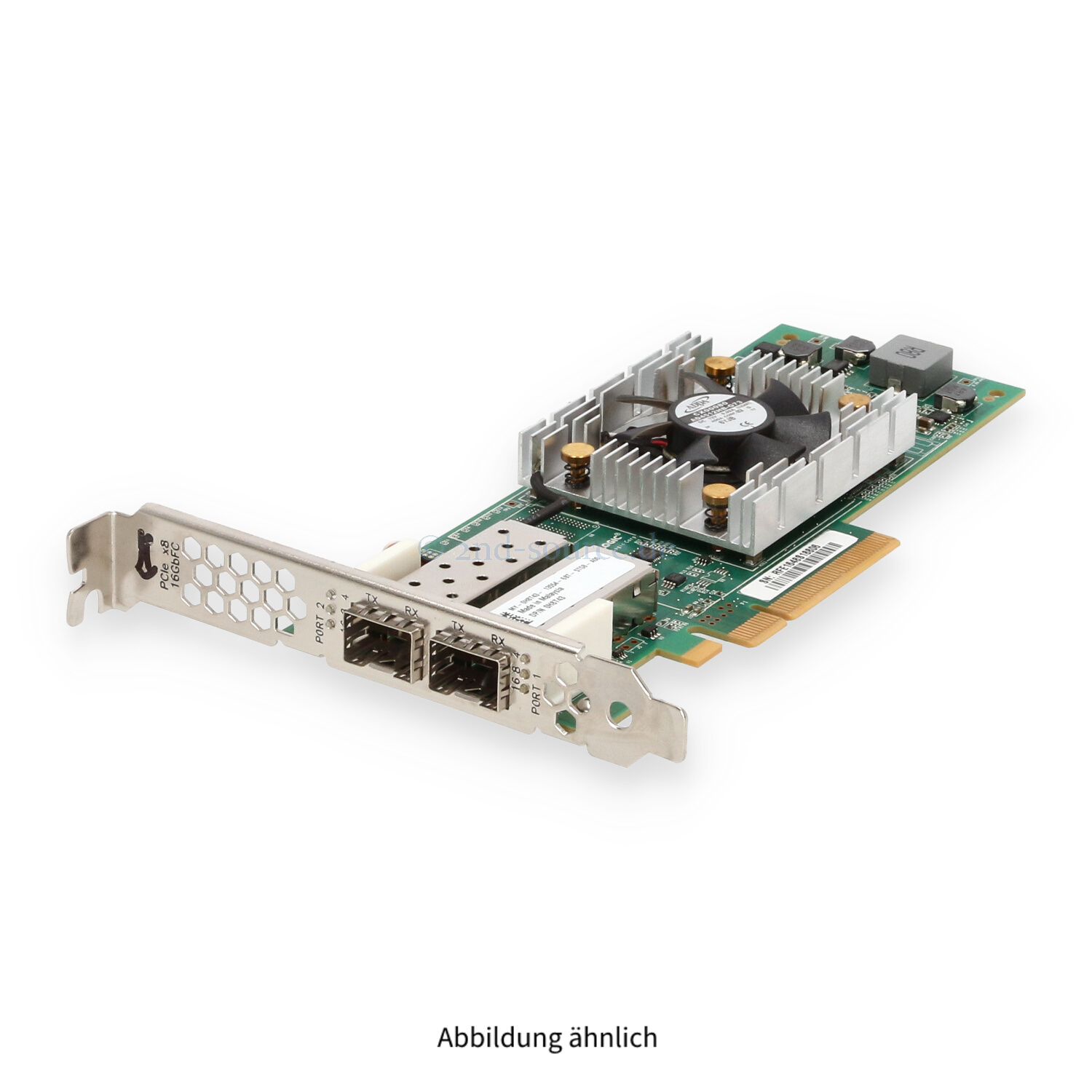 Dell QLogic QLE2662 2x 16GB SFP+ Fibre Channel PCIe HBA High Profile H8T43 0H8T43