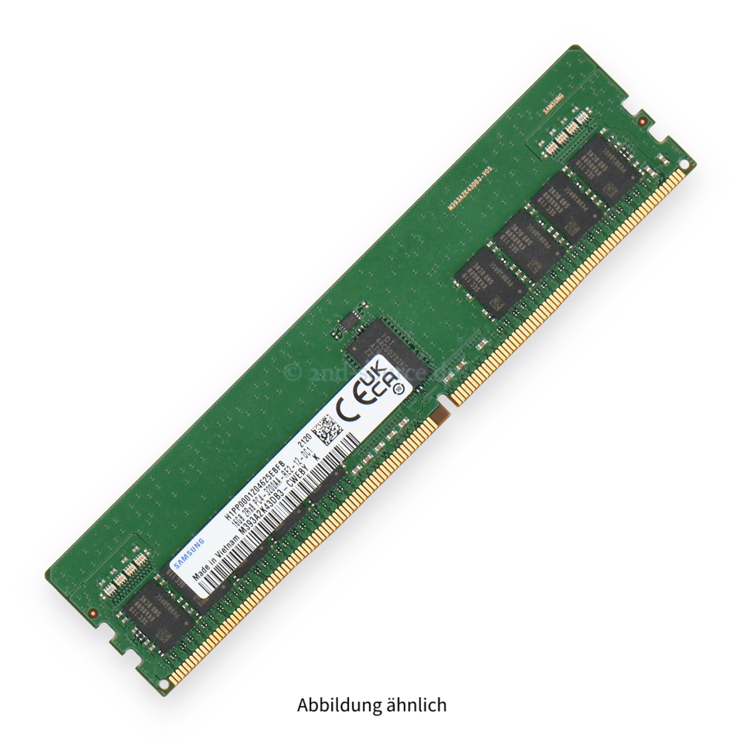 Dell 16GB PC4-25600AA-R DIMM Dual Rank x8 (DDR4-3200) Registered ECC SNPM04W6C/16G AA783421 M04W6