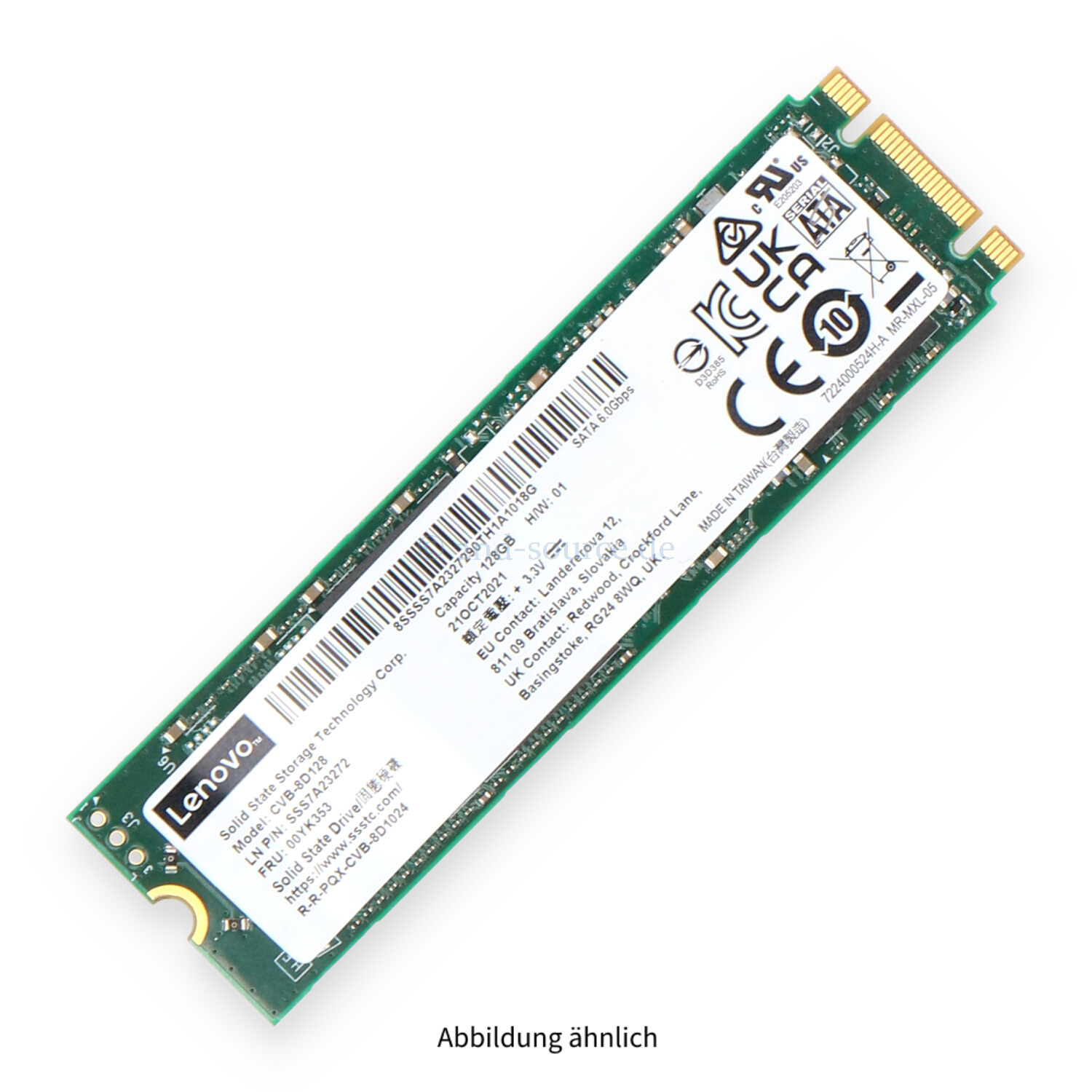 Lenovo 128GB SATA 6G M.2 SSD 00YK353 Lenovo 128GB SATA 6G M.2 SSD 00YK353