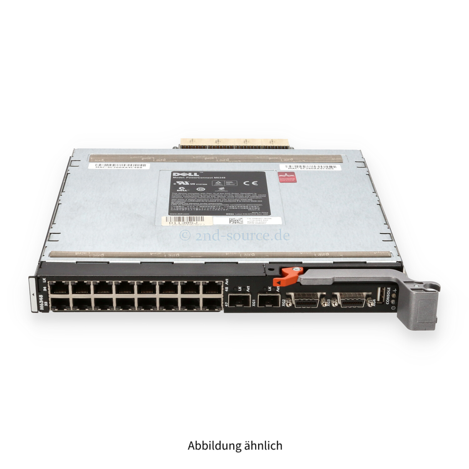 Dell PowerConnect M6348 1GbE / 10GbE Blade Switch Module M1000e N8N62 0N8N62 Dell PowerConnect M6348 1GbE / 10GbE Blade Switch Module M1000e N8N62 0N8N62
