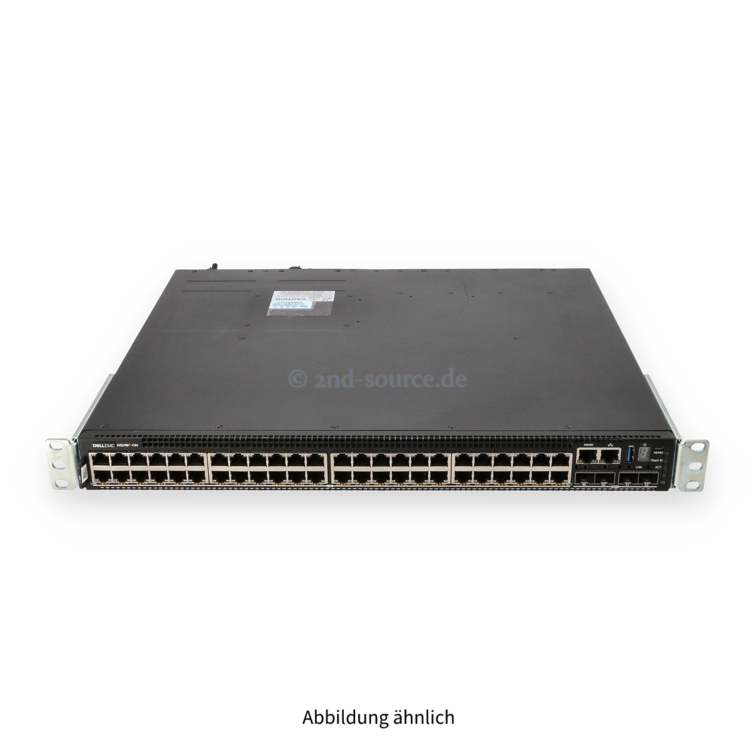 Dell PowerSwitch N3248P-ON 48x 1GbE PoE+ 4x SFP+ 10GbE 2x QSFP28 100GbE 2x 1050W Managed Switch - ProSupport NBD 05.2024