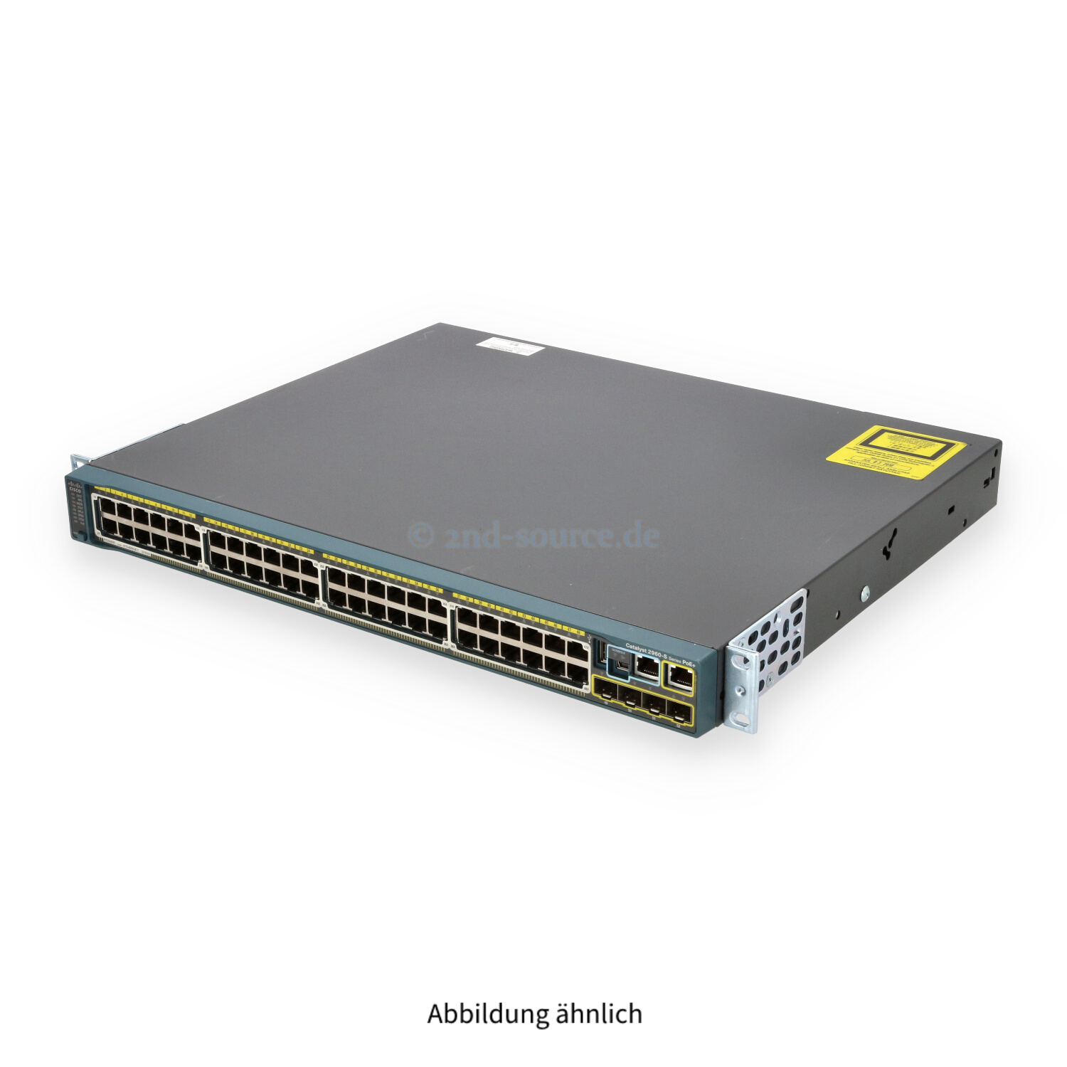 Cisco Catalyst 2960-S 48x RJ-45 1GbE PoE+ 4x SFP Managed Switch WS-C2960S-48LPS-L