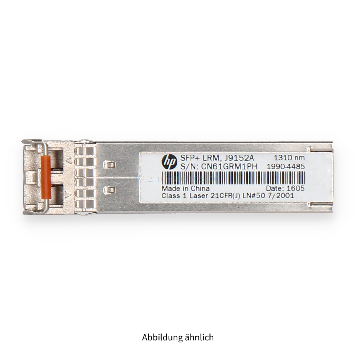 HPE X132 10GB SFP+ LC LRM Transceiver J9152A J9152-69101 HPE X132 10GB SFP+ LC LRM Transceiver J9152A J9152-69101