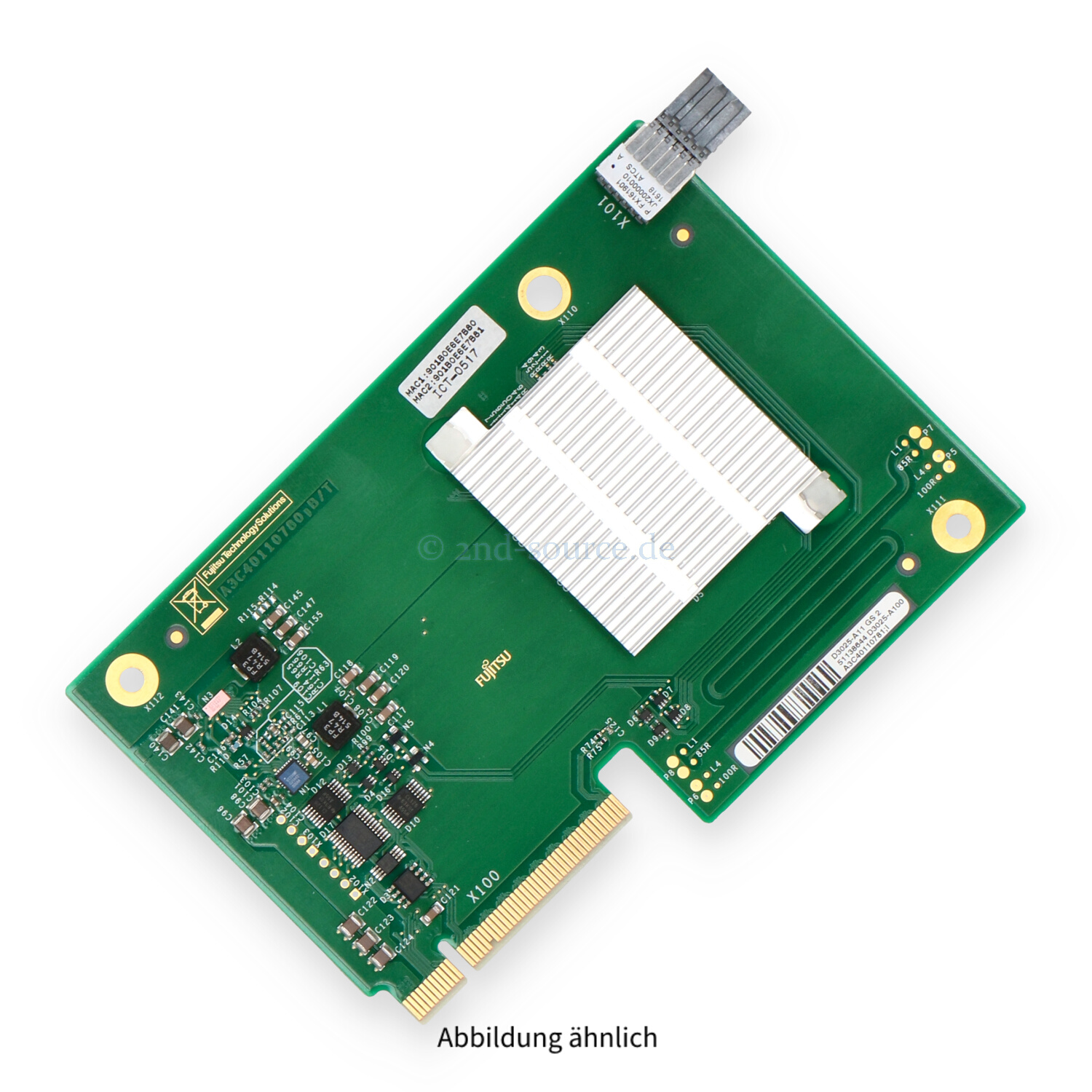 Fujitsu D3025-A11 4x1000Base Mezzanine Server Ethernet Adapter S26361-F3331-E1 A3C40110781