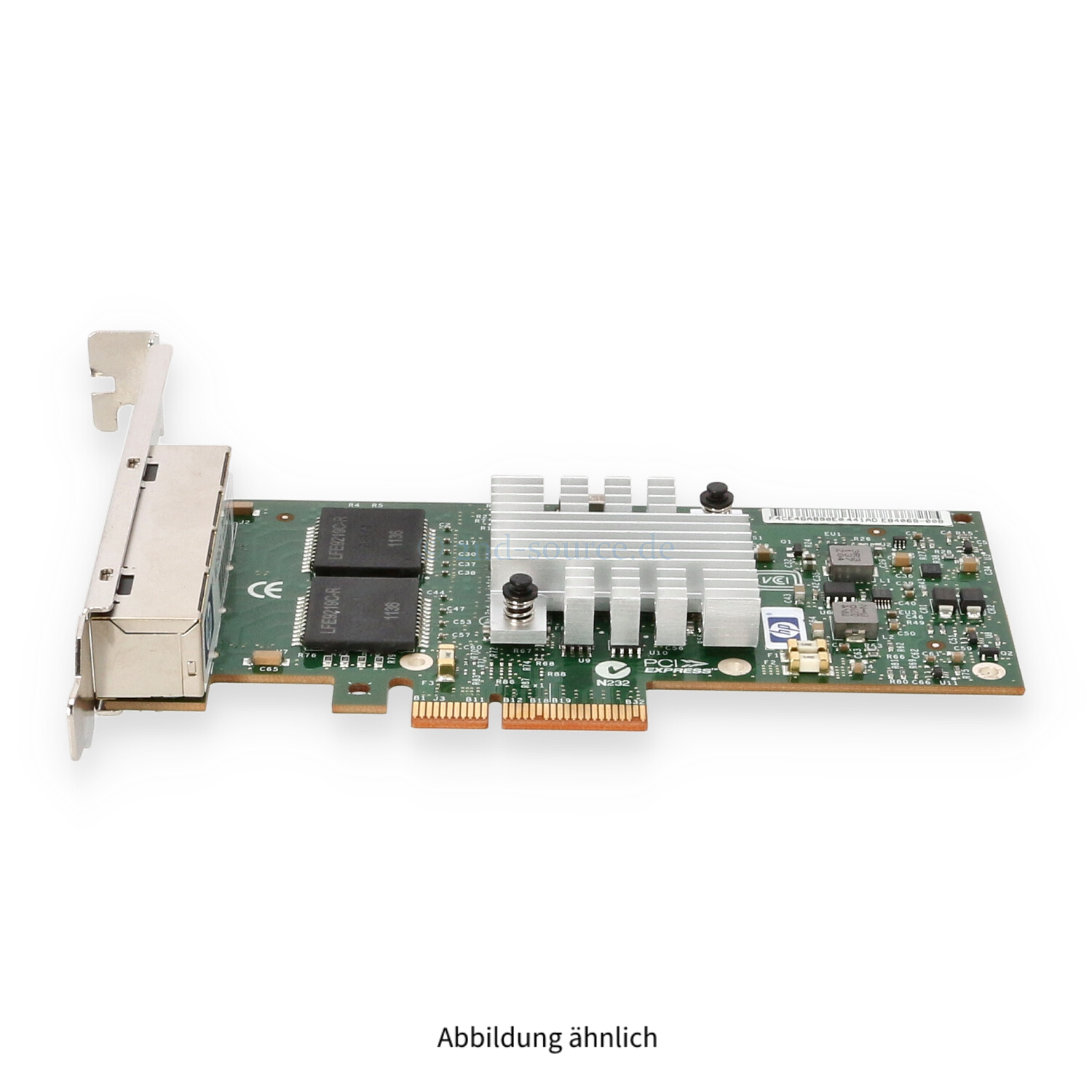 HPE NC365T 4x1000Base-T PCIe Server Ethernet Adapter High Profile 593722-B21 593743-001