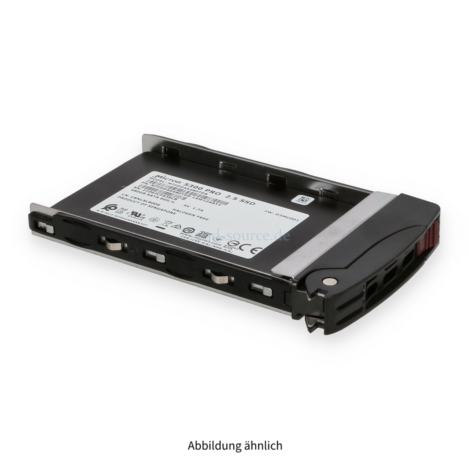 Supermicro 480GB SATA 6G SFF Mixed Use HotPlug SSD HDS-M2T-MTFDDAK480TDS1AW