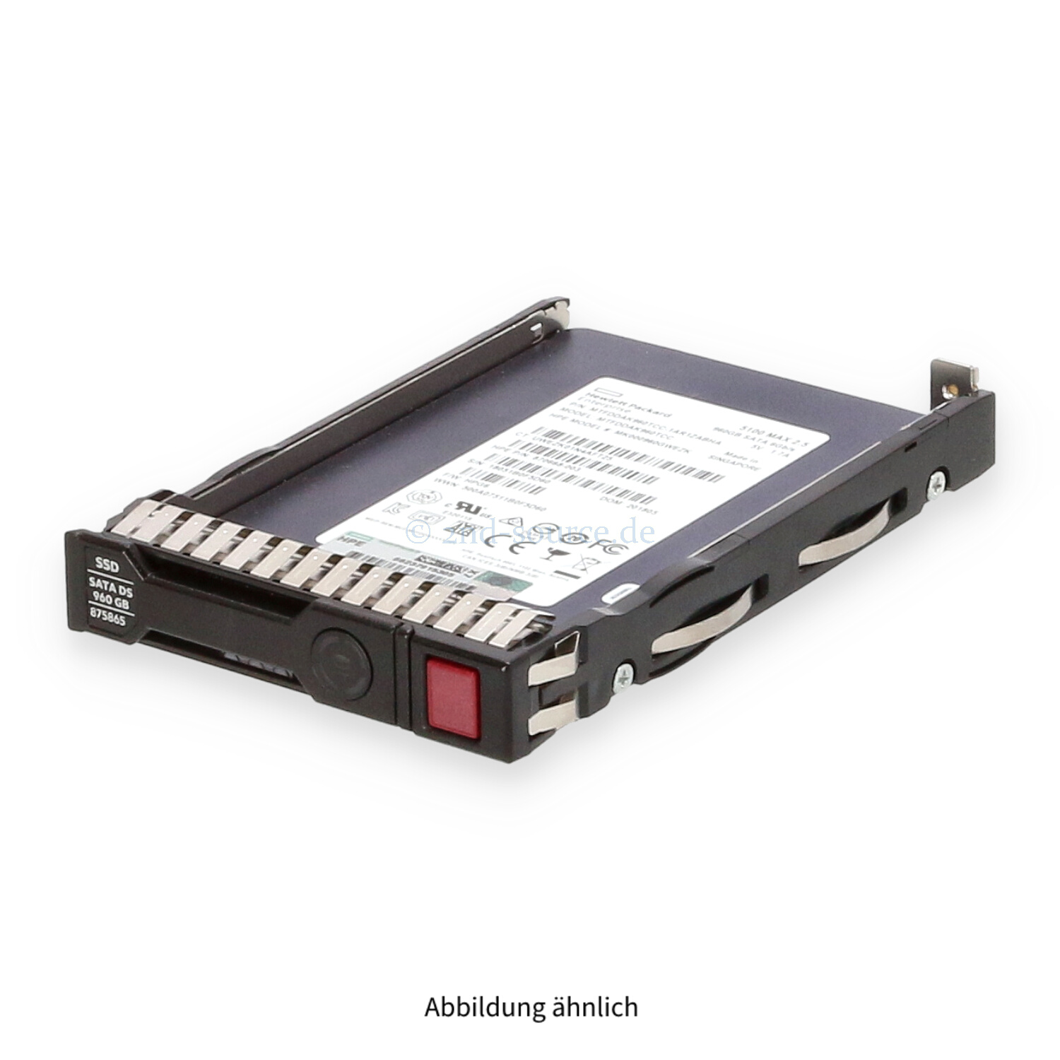 HPE 960GB SATA 6G SFF Mixed Use SC HotPlug SSD 875474-B21 875865-001