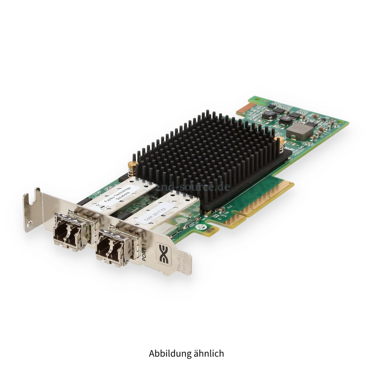 Fujitsu Emulex LightPulse LPE16002 2x 16GB SFP+ Fibre Channel PCIe HBA Low Profile S26361-F4994-L502 A3C40157682 38034969