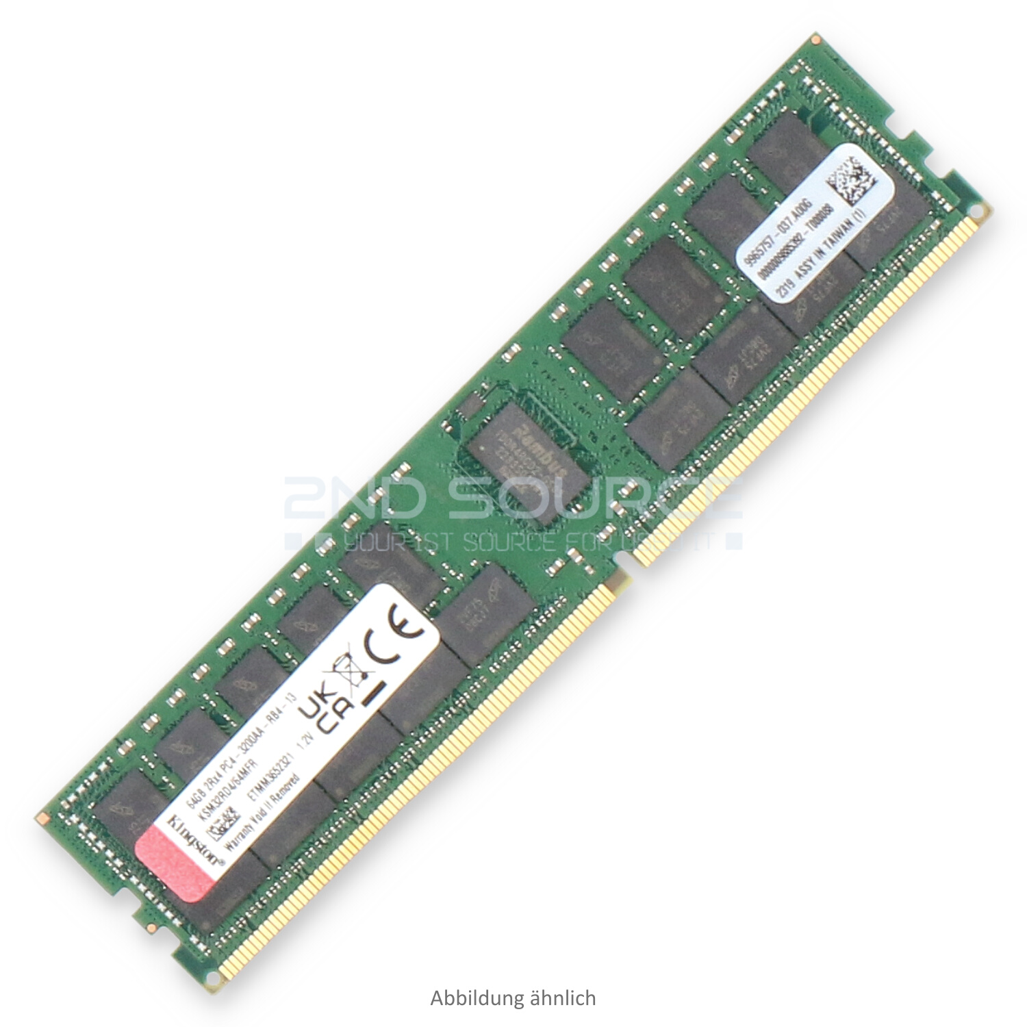 Kingston 64GB PC4-25600AA-R DIMM x4 (DDR4-3200) Registered ECC KSM32RD4/64MFR
