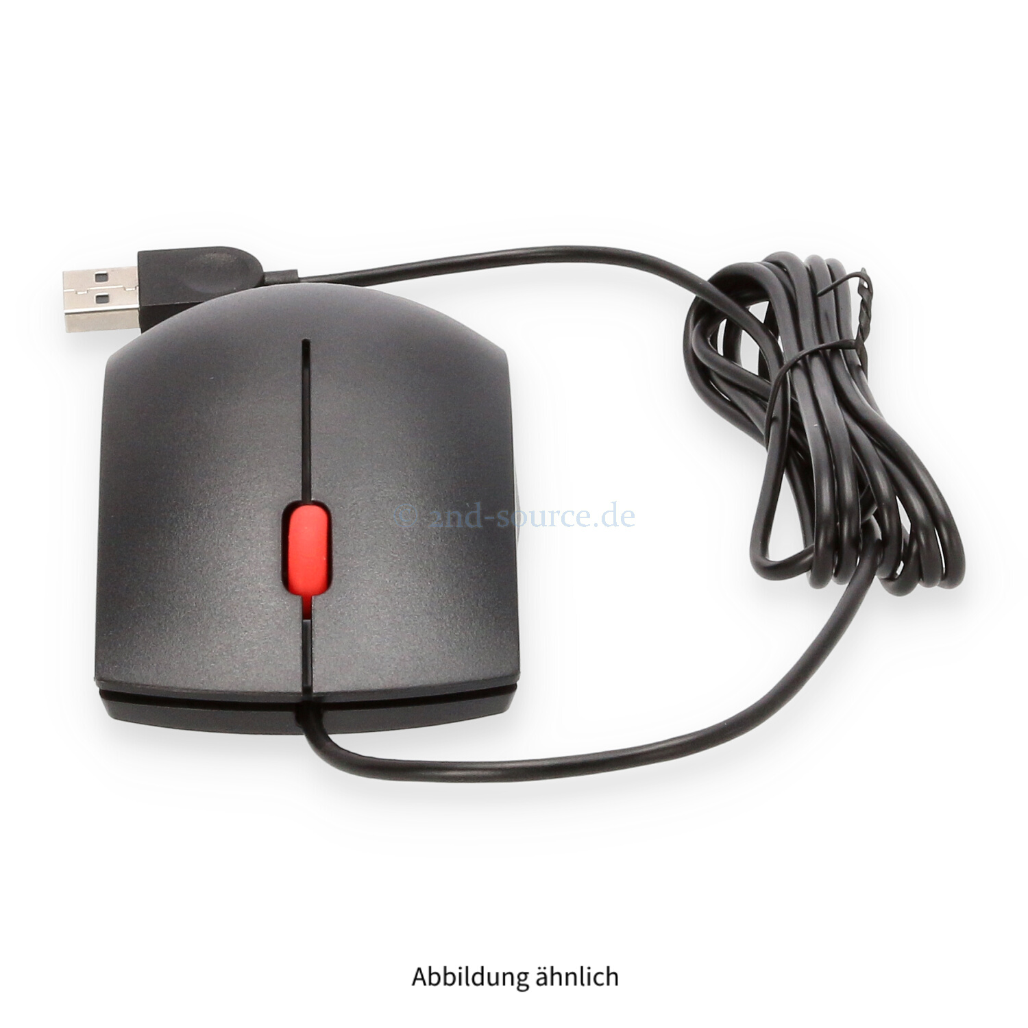 Lenovo Optical USB Mouse 3 Tasten Beidhändig Schwarz 00PH133