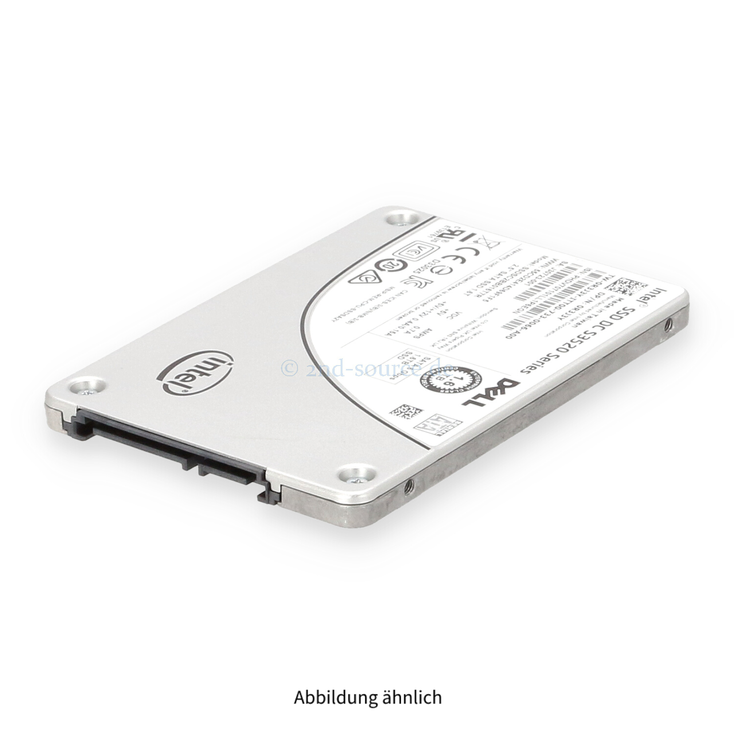 Dell 1.6TB SATA 6G SFF Read Intensive SSD R3J3Y 0R3J3Y