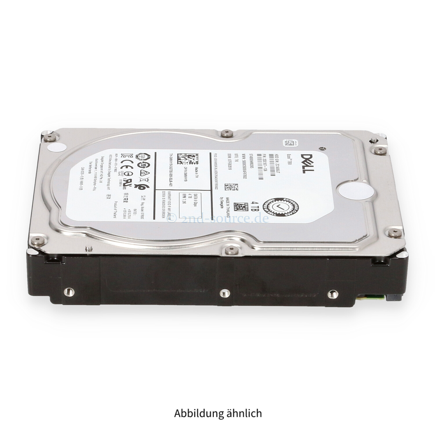 Dell 4TB 7.2k SATA 6G LFF HDD 400-AUUX MWHY9 0MWHY9