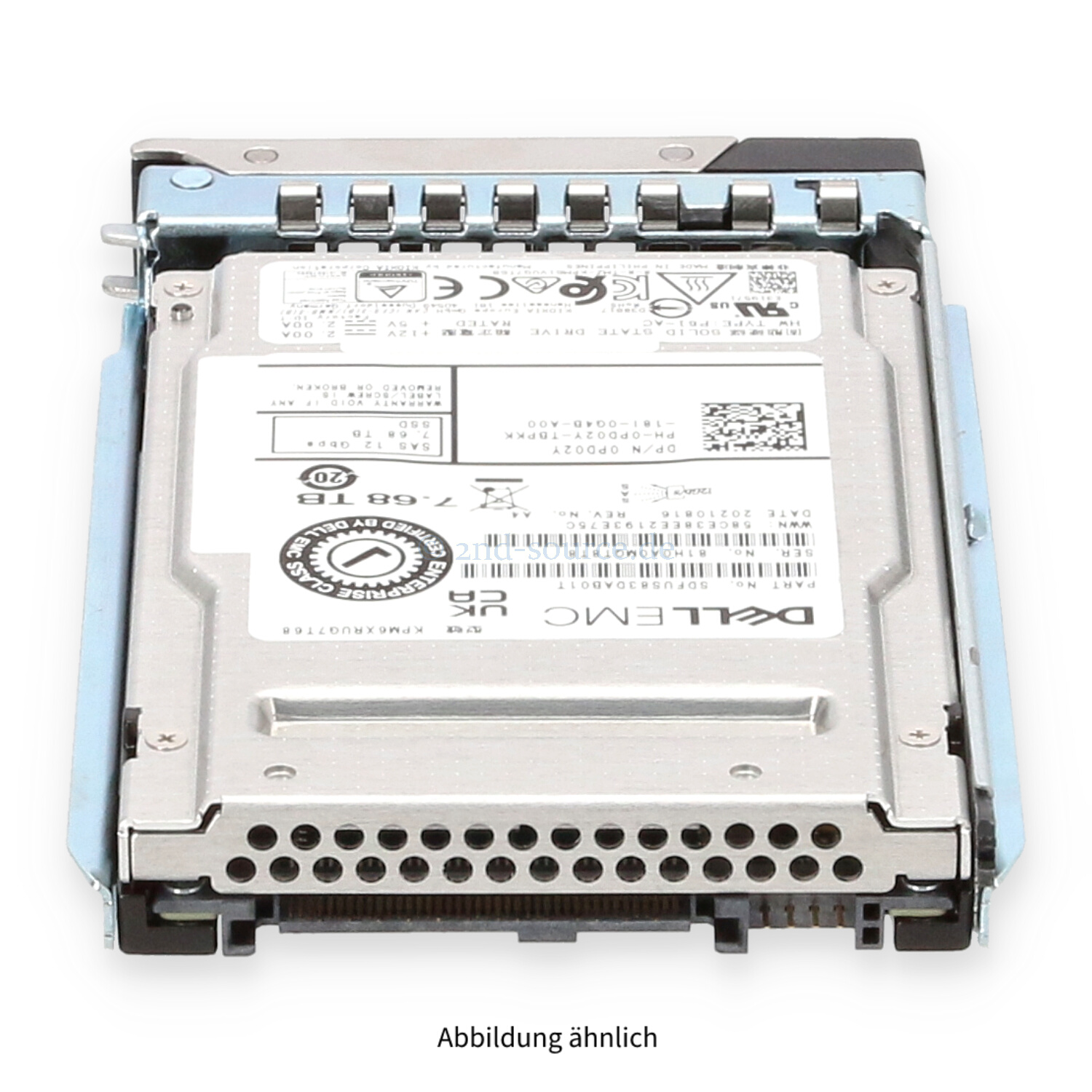 Dell 7.68TB SAS 12G SFF Read Intensive HotPlug SSD PD02Y 0PD02Y