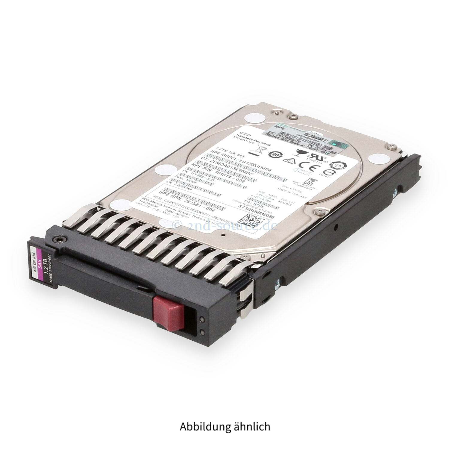 HPE 1.2TB 10k SAS 6G SFF DP HotPlug HDD 718160-B21 718291-001