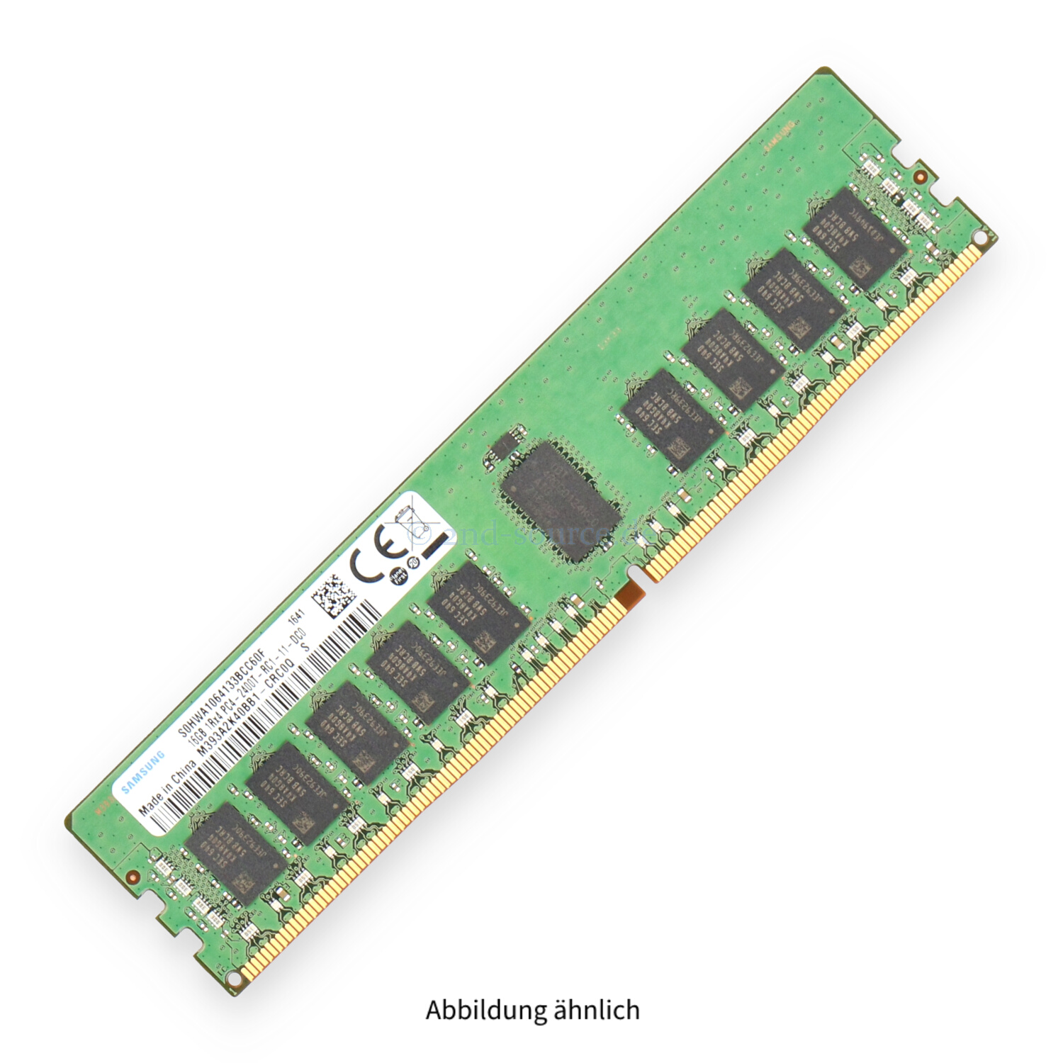 Samsung 16GB PC4-19200T-R DIMM Single Rank x4 (DDR4-2400) Registered ECC M393A2K40BB1-CRC