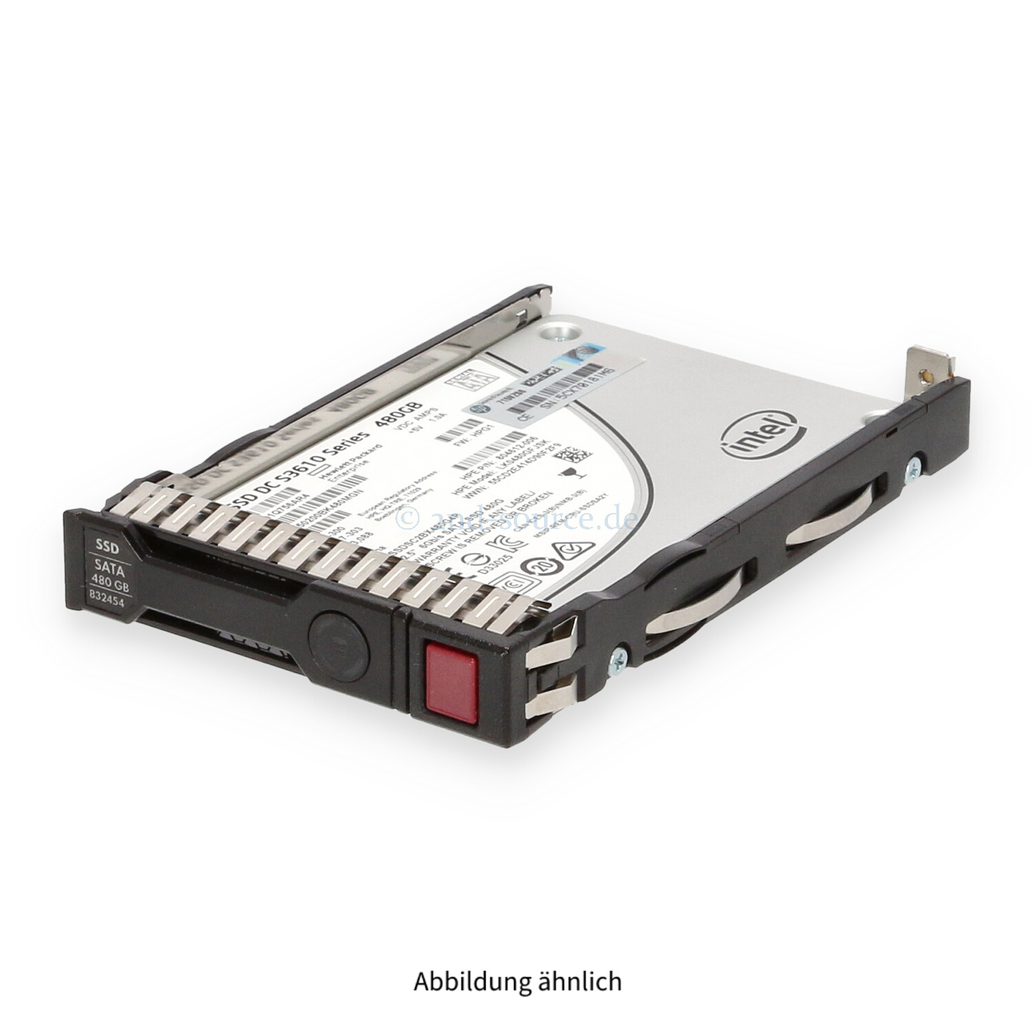 HPE 480GB SATA 6G SFF Mixed Use SC HotPlug SSD 832414-B21 832454-001