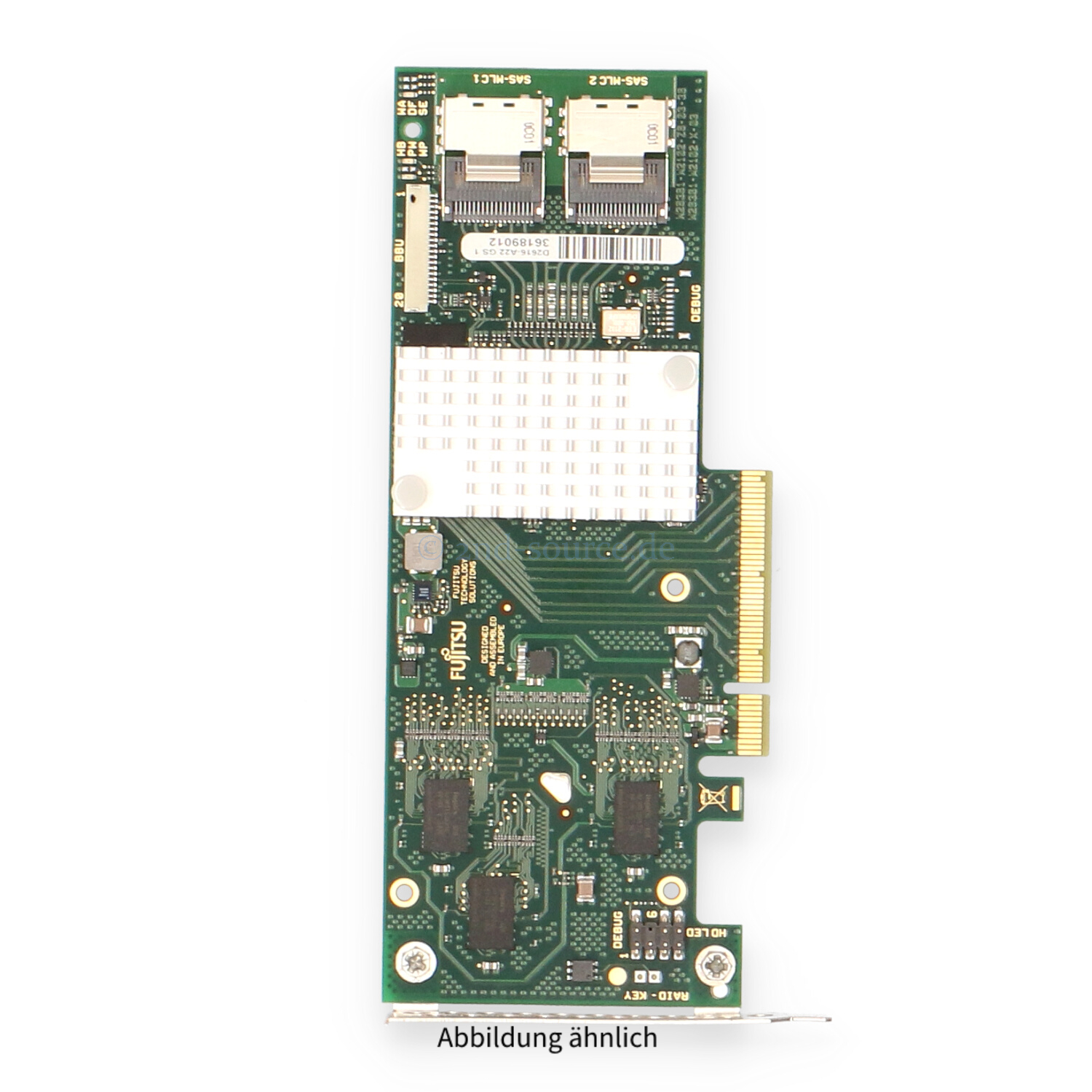 Fujitsu Dual Port 6G SAS 512MB RAID Controller Low Profile S26361-F3554-L512 D2616-A22