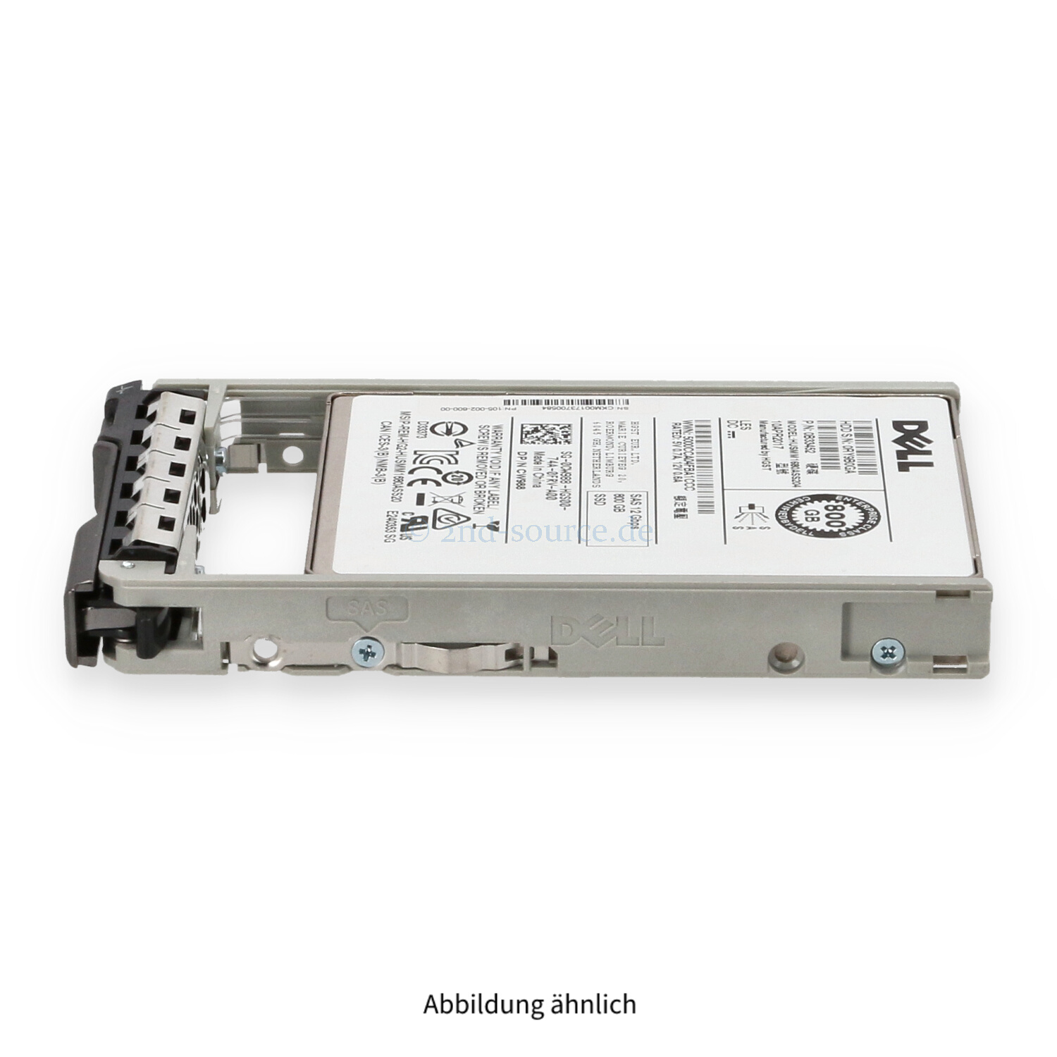Dell 800GB SAS 12G SFF Write Intensive HotPlug SSD CW988 0CW988