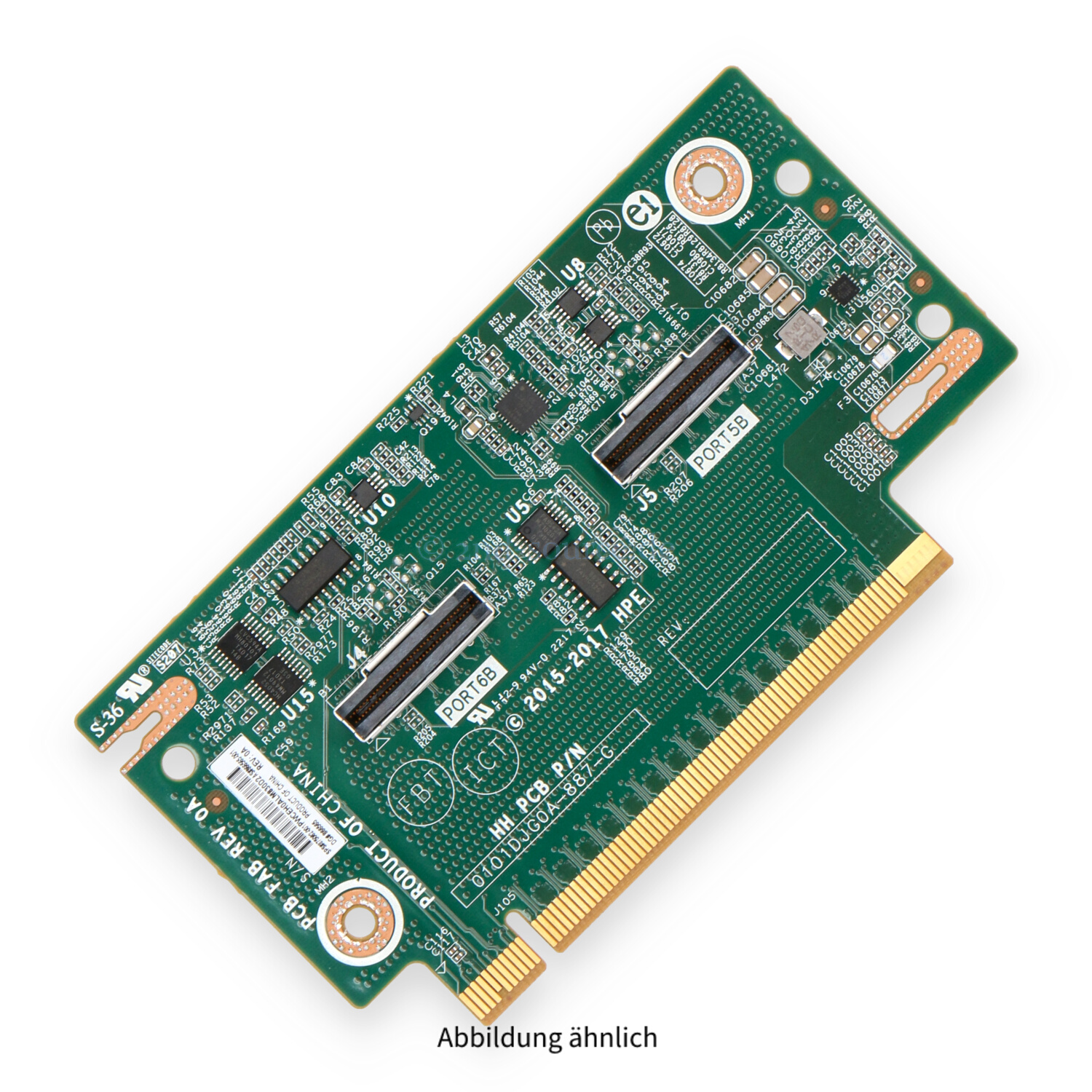 HPE 2-port Slim SAS Riser Board DL380 DL385 DL560 G10 867808-B21 875062-001 HPE 2-port Slim SAS Riser Board DL380 DL385 DL560 G10 867808-B21 875062-001
