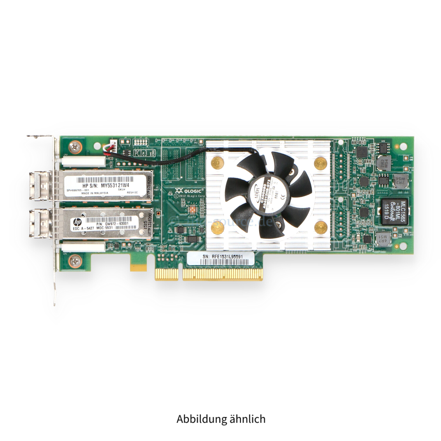 HPE SN1000Q 2x 16GB SFP Fibre Channel PCIe HBA Low Profile QW972A 699765-001