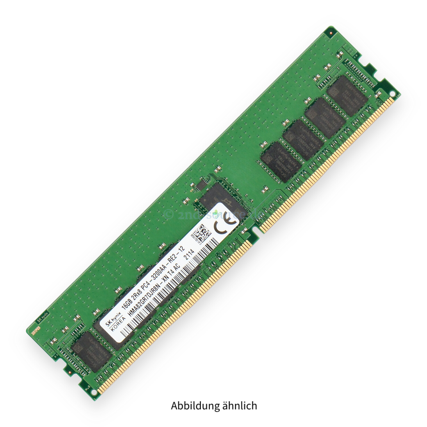 Hynix 16GB PC4-25600AA-R DIMM Dual Rank x8 (DDR4-3200) Registered ECC HMA82GR7DJR8N-XN